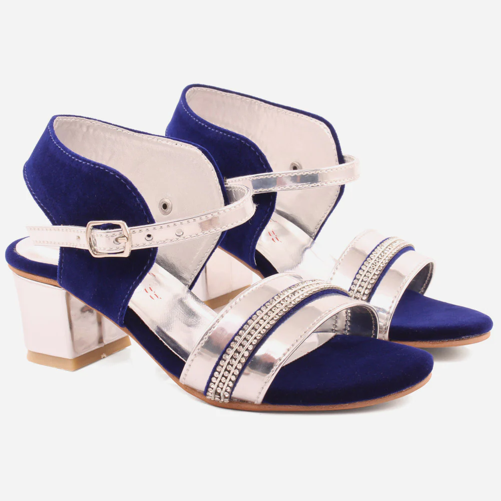Girls "Zoey"Embellished Block Heel Sandals - Image 2