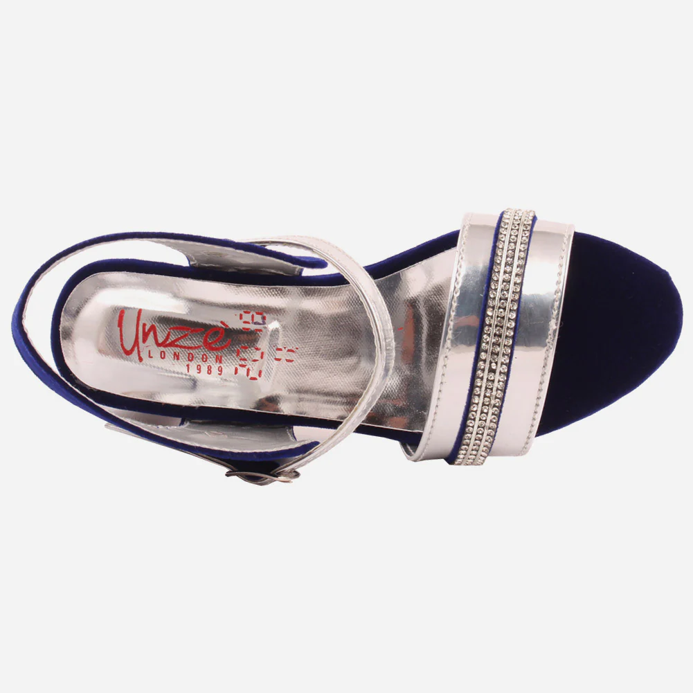 Girls "Zoey"Embellished Block Heel Sandals - Image 4
