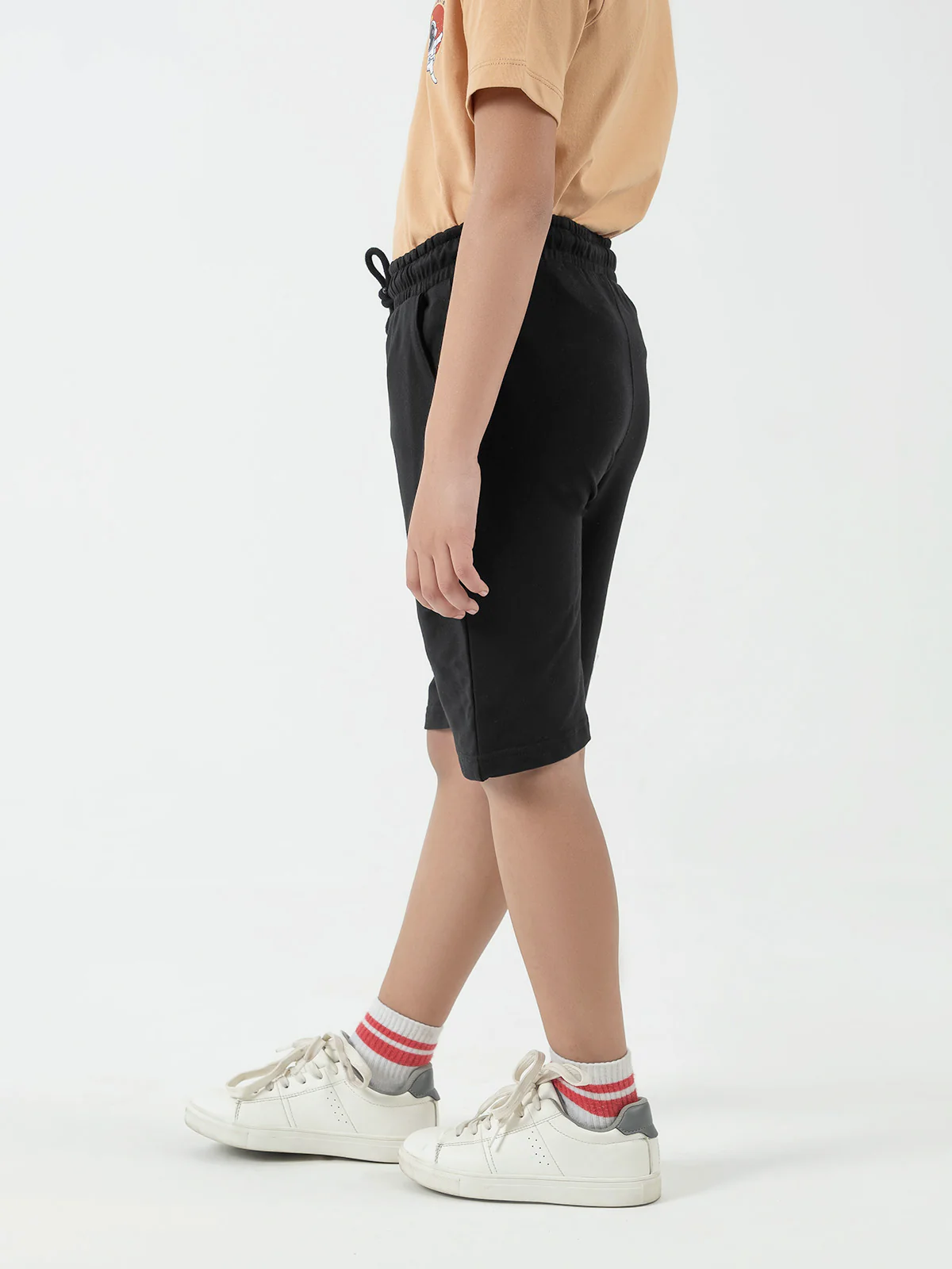 "GRACEN" Basic Regular Fit Knits Shorts - Image 2