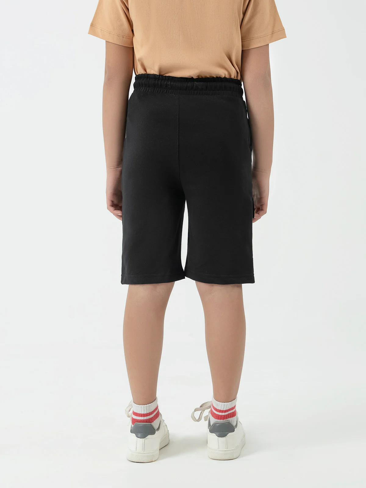 "GRACEN" Basic Regular Fit Knits Shorts - Image 4