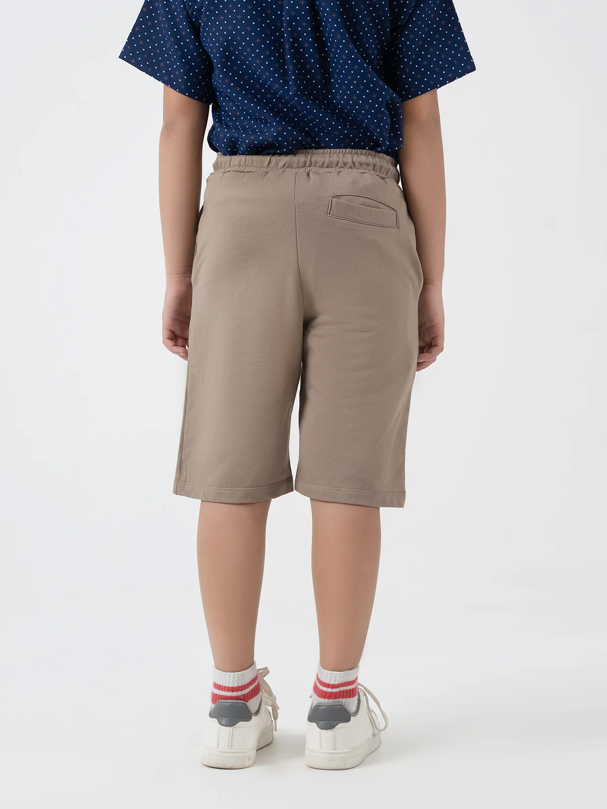 "GRADY" Graphic Regular Fit Knits Shorts - Image 4