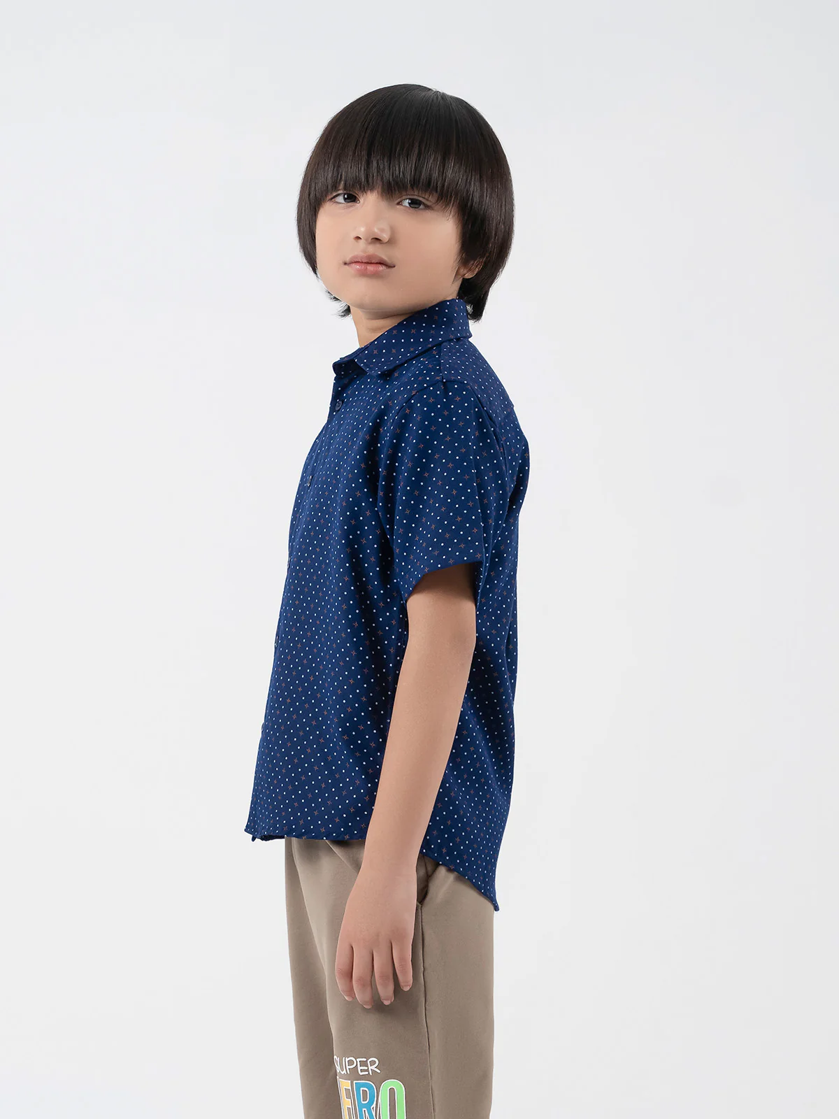 "GRADY" Graphic Regular Fit Knits Shorts - Image 2