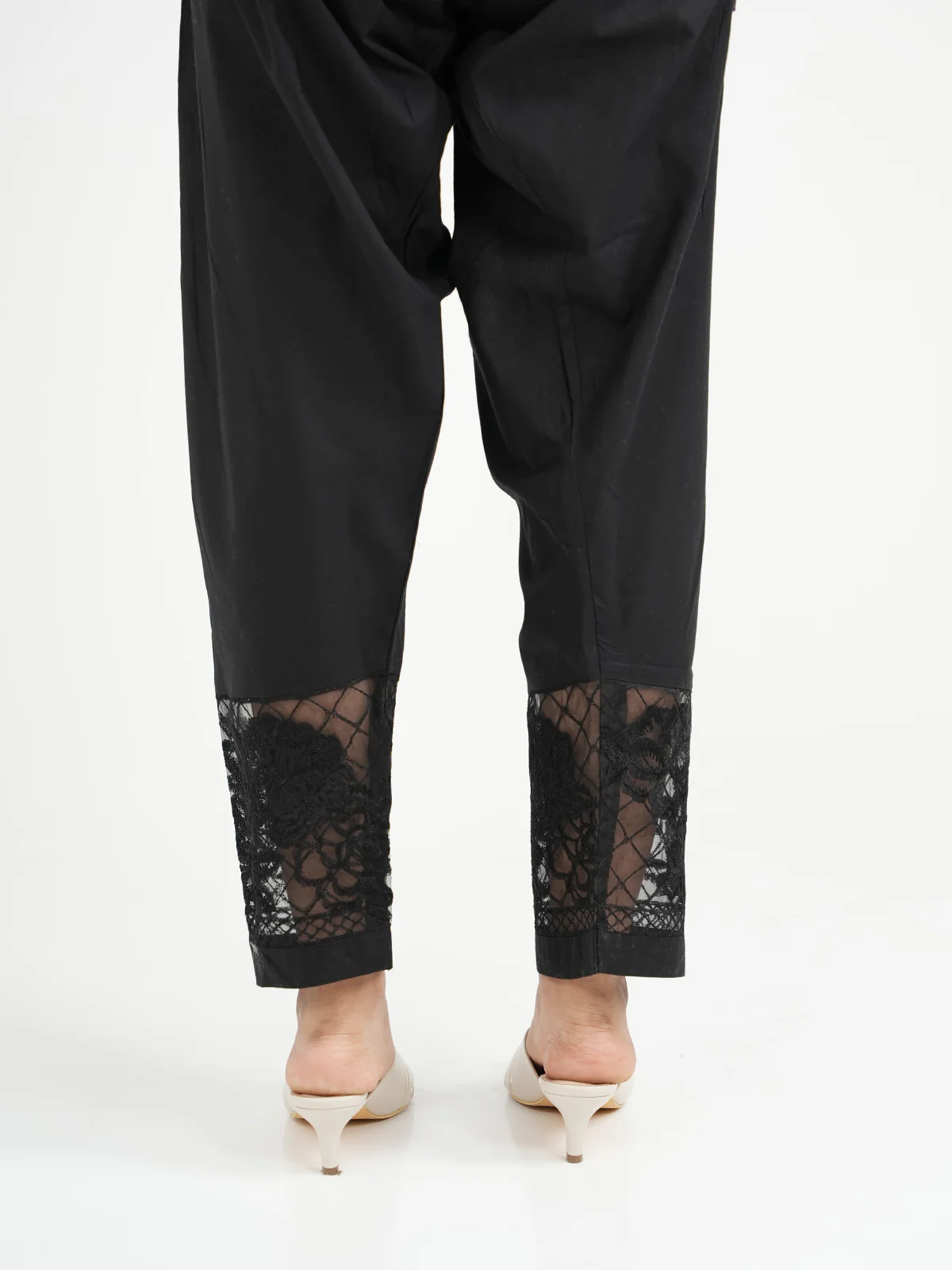 "GRAEME" Straight Embroidered Trouser - Image 4