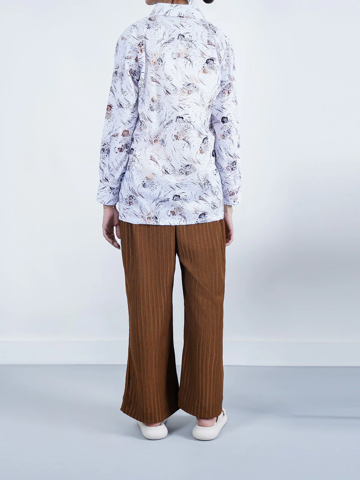 "GRAZIA" Printed Regular Fit Cotton Top - Image 5