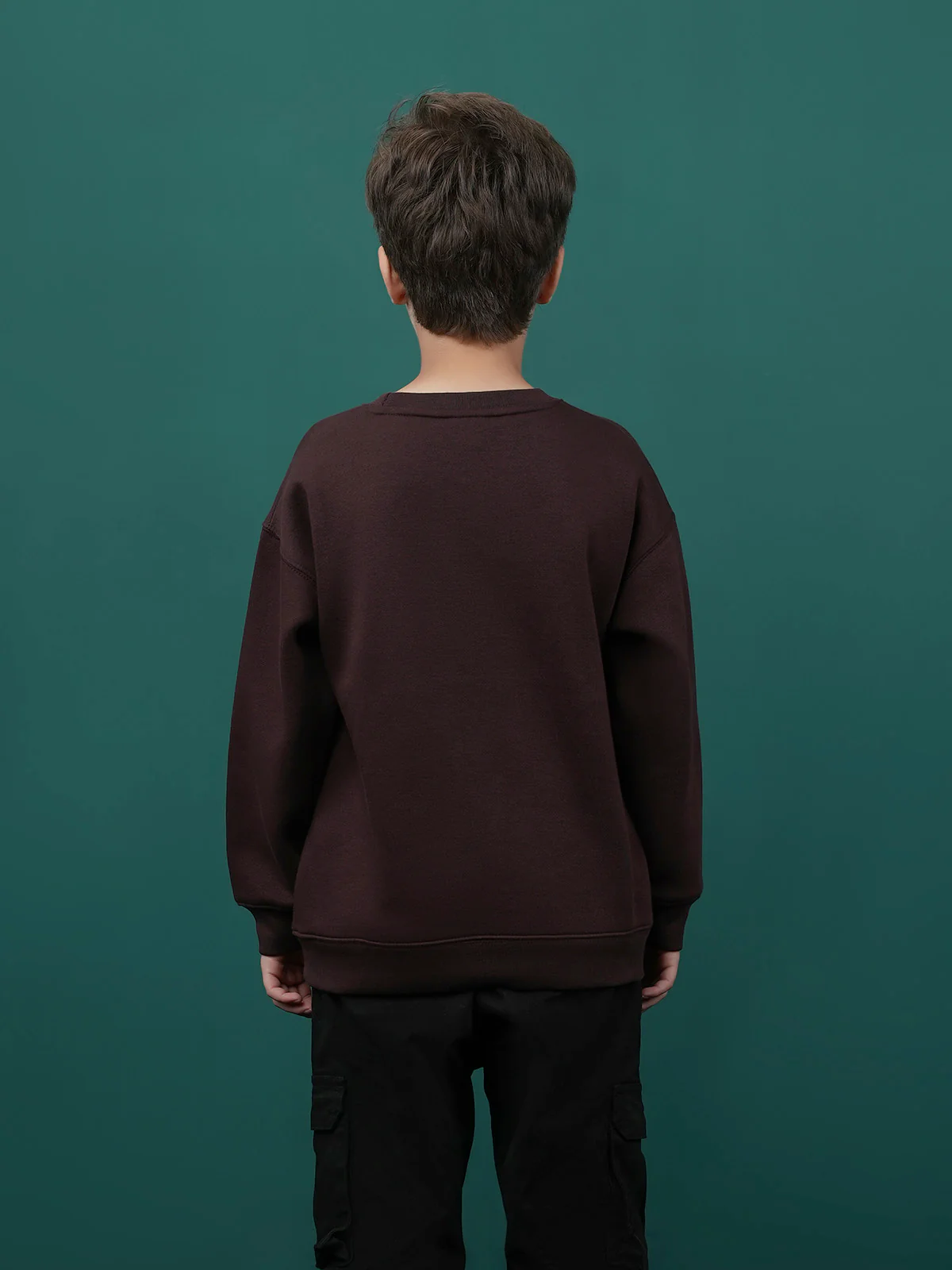 "GRISELDA" Casual Graphic Fleece Sweatshirt - Image 4