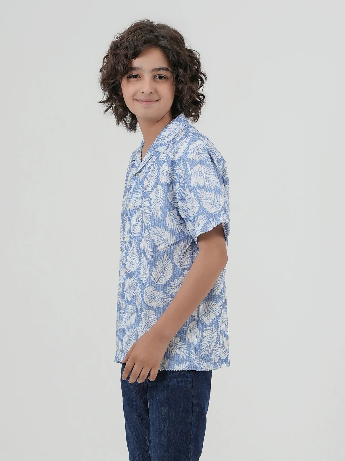"GWILYM" Printed Regular Fit Casual Shirt - Image 2