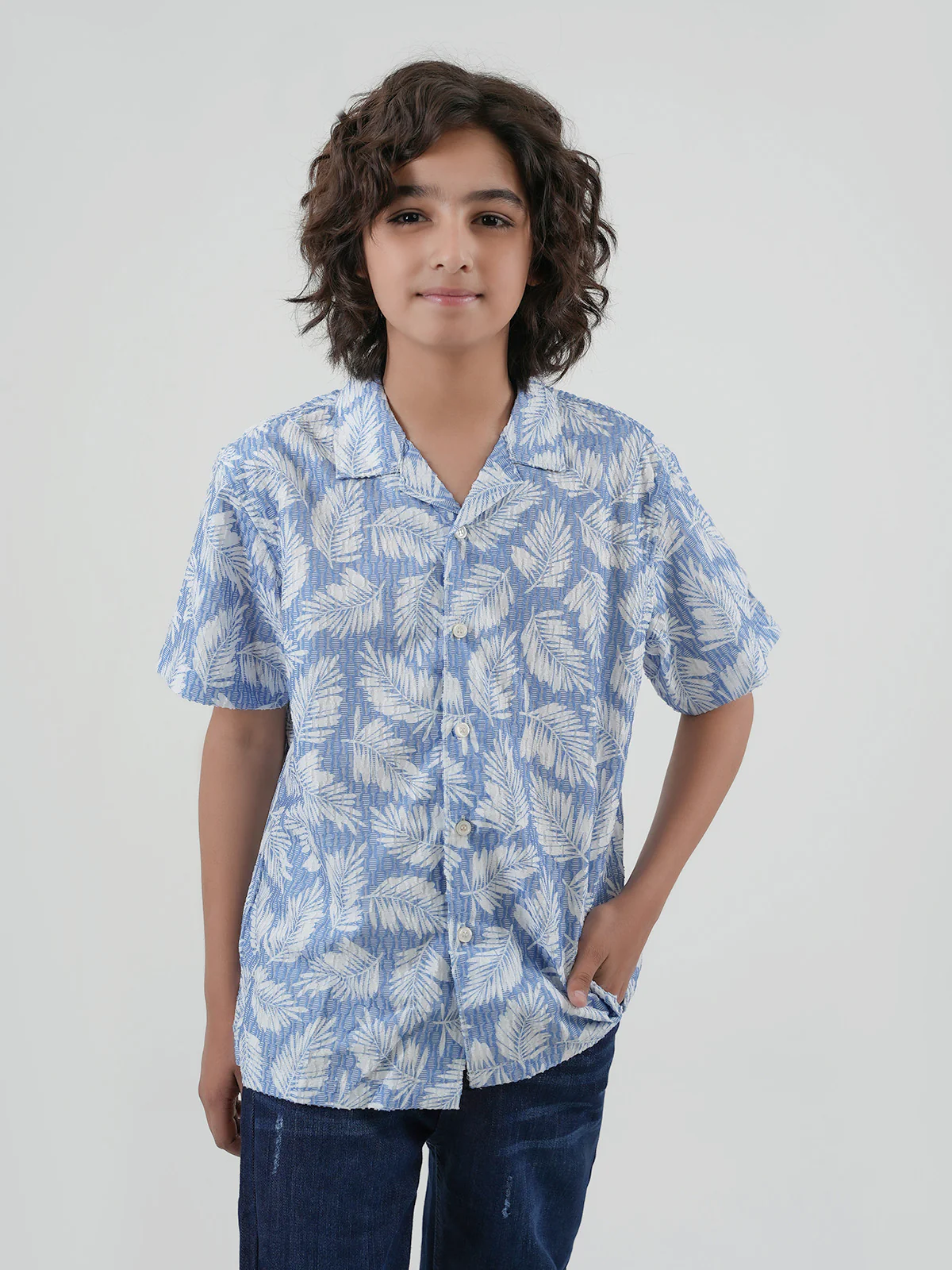 "GWILYM" Printed Regular Fit Casual Shirt - Image 3