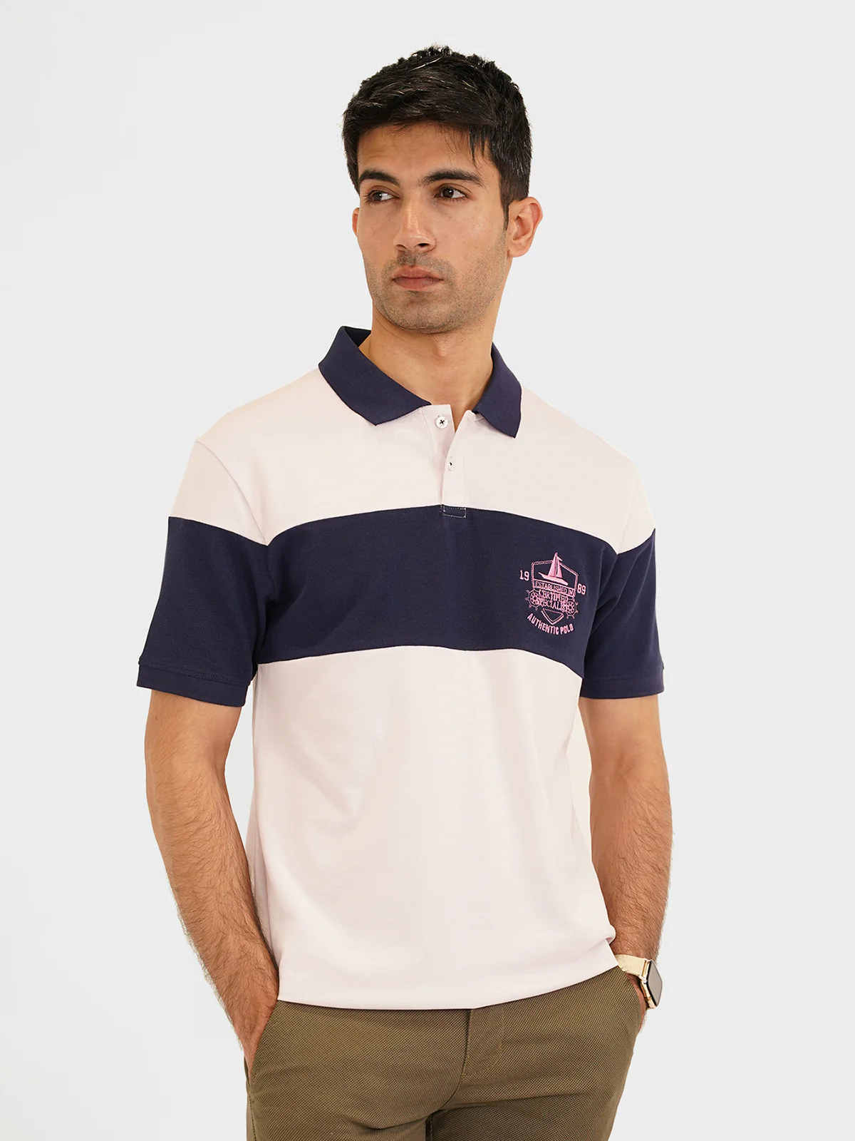 "HAGULY" Slim Fit Polo Shirt - Image 3