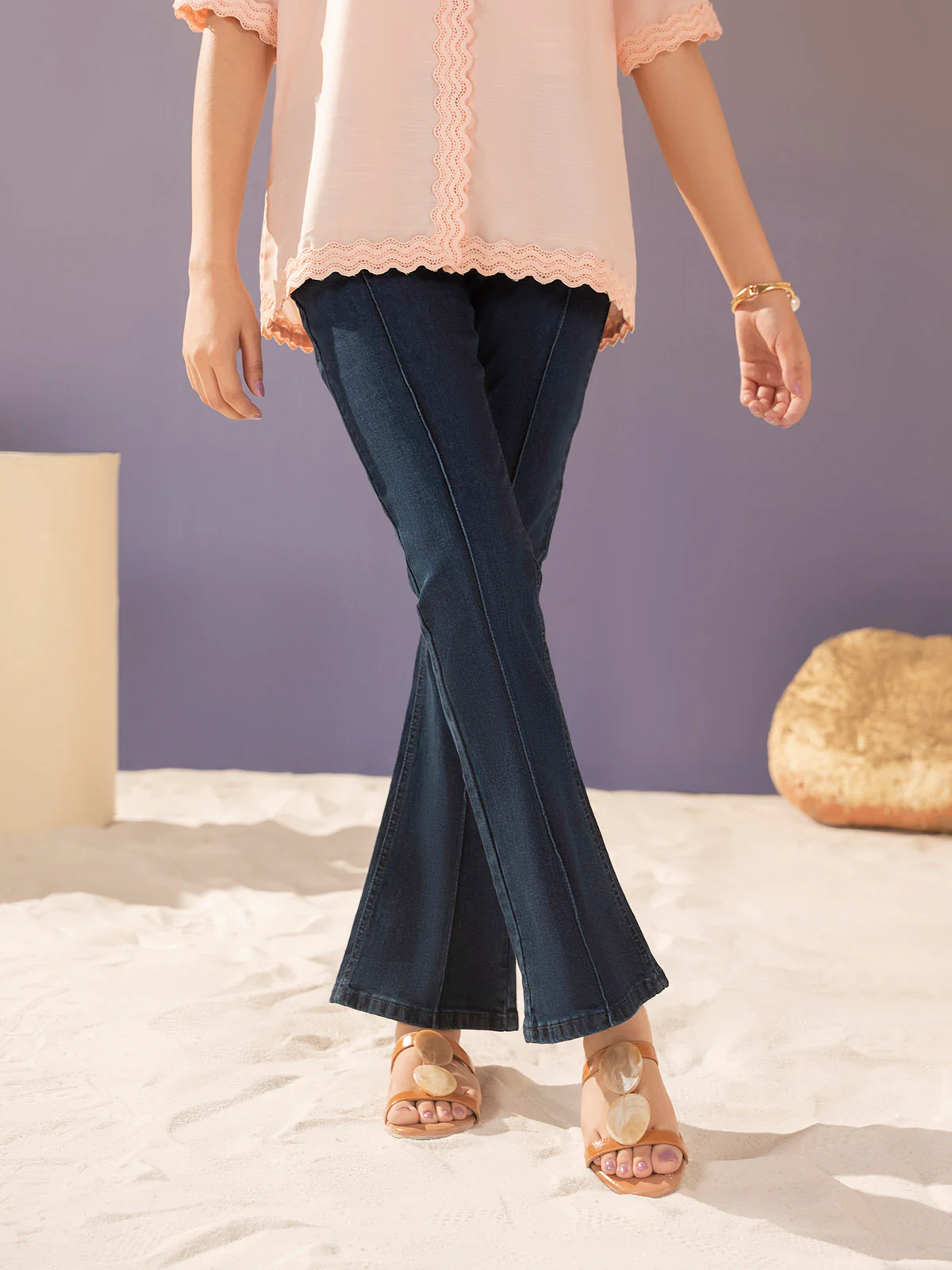 "HANRIK" Stylish Bootcut Denim Pant