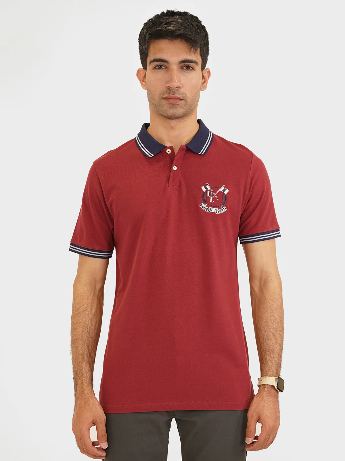 "HARUYE" Slim Fit Polo Shirt - Image 3