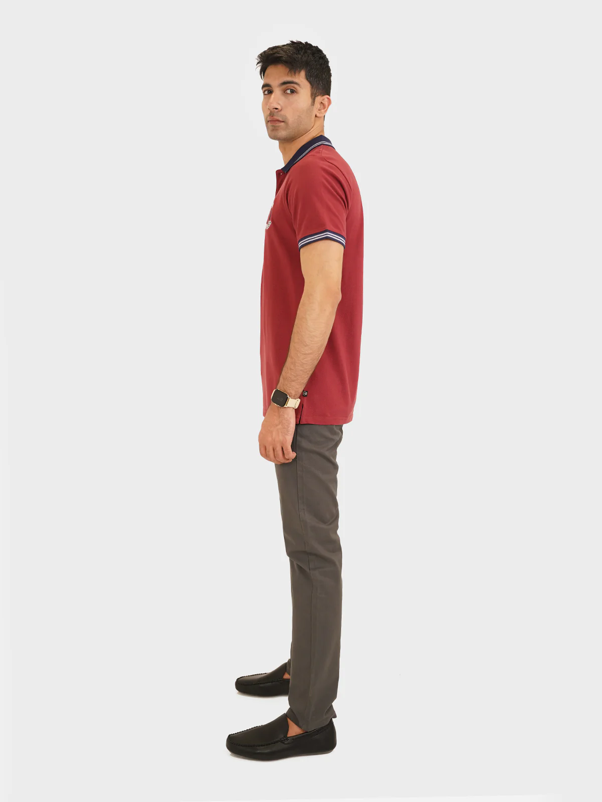 "HARUYE" Slim Fit Polo Shirt - Image 4