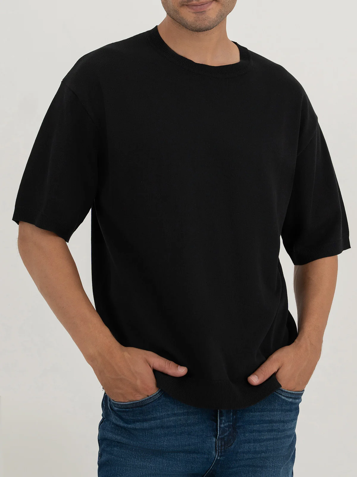 "HARVE" Perfect Drop Shoulder T-Shirt - Image 4