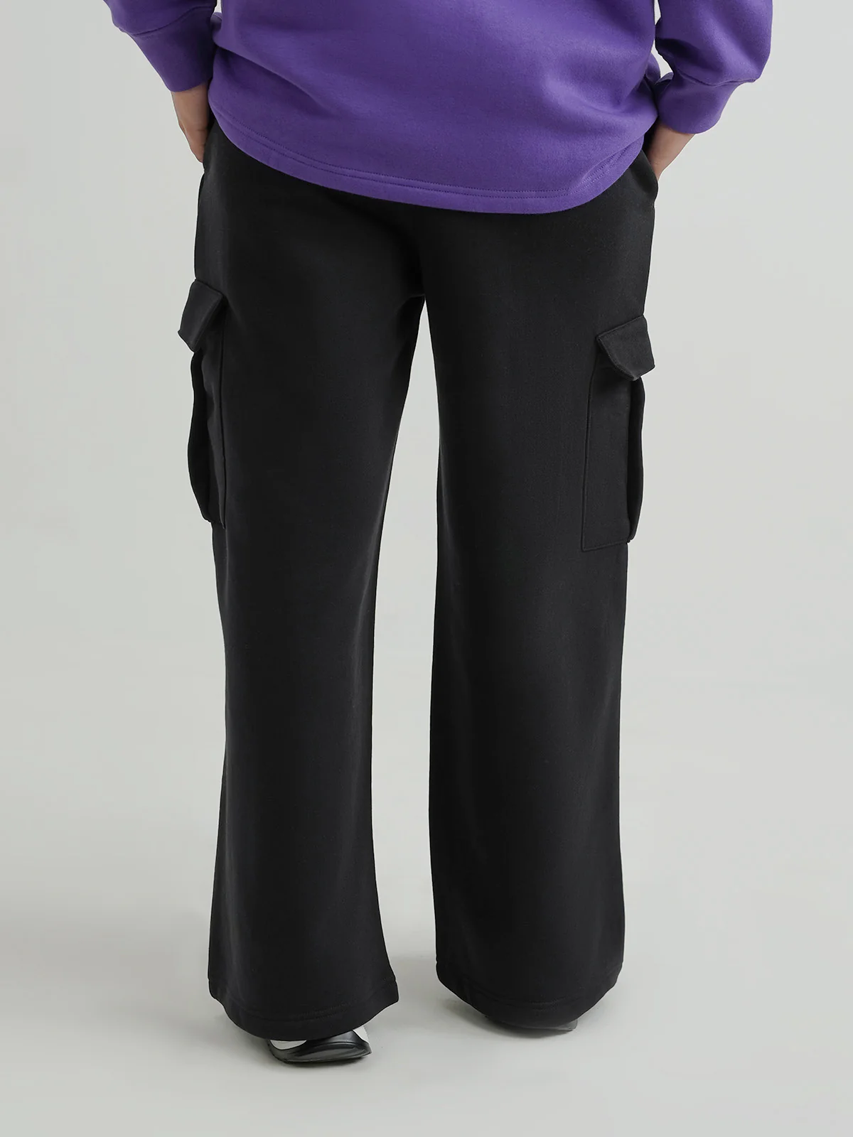 "HATHOR" Perfect Fleece Wide Leg Trouser - Image 4