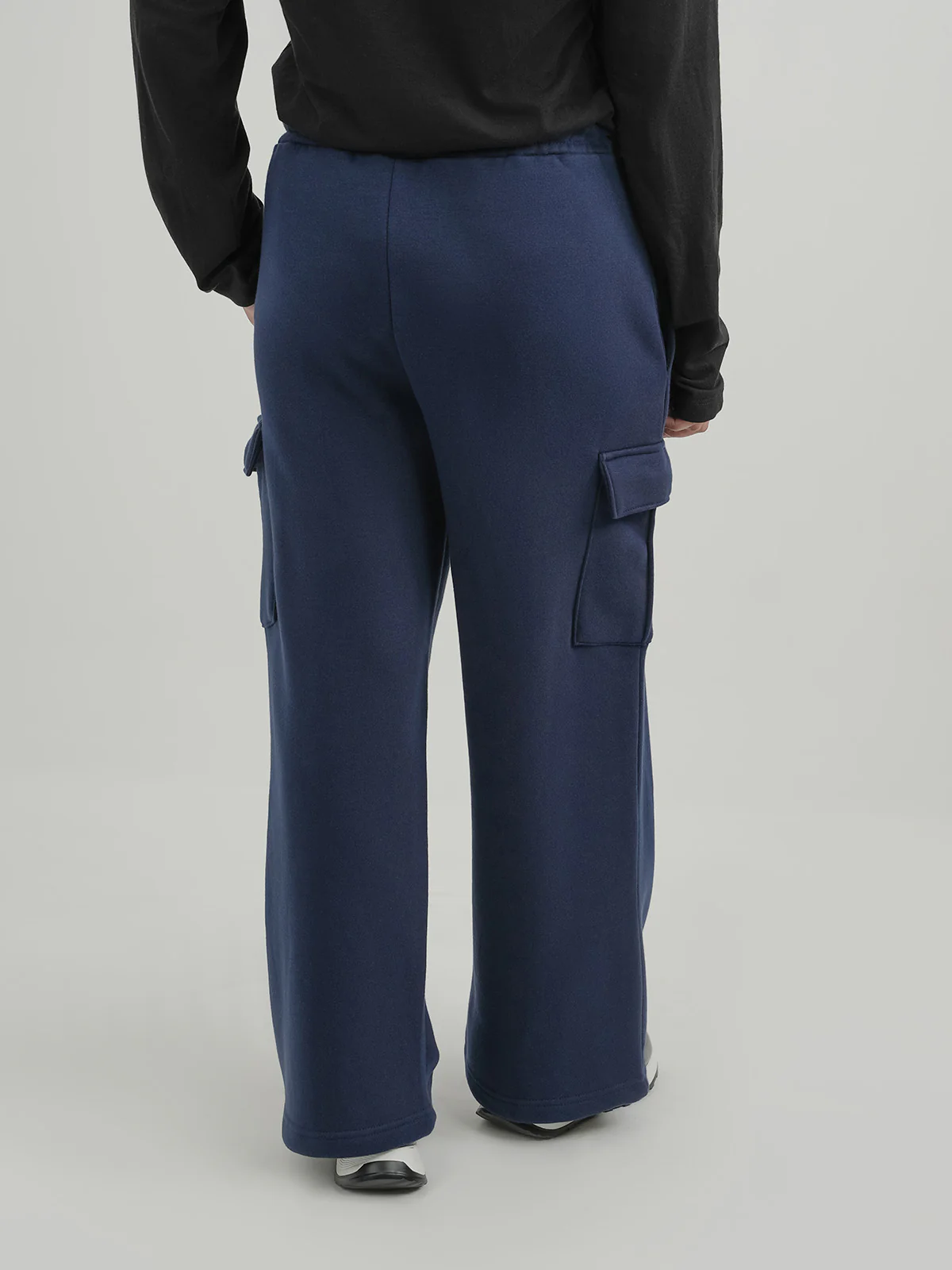 "HATHOR" Perfect Fleece Wide Leg Trouser - Image 5