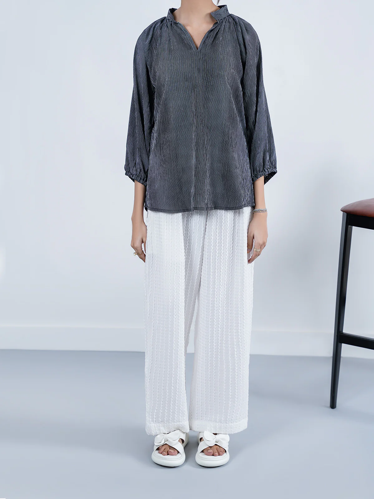 "HAZAN" Regular Fit Woven Trouser - Image 2