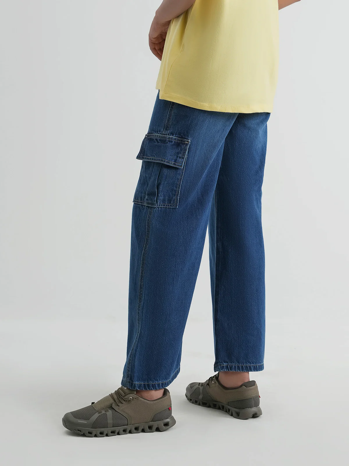 "HECTO" Cargo Fit Denim Pant - Image 2