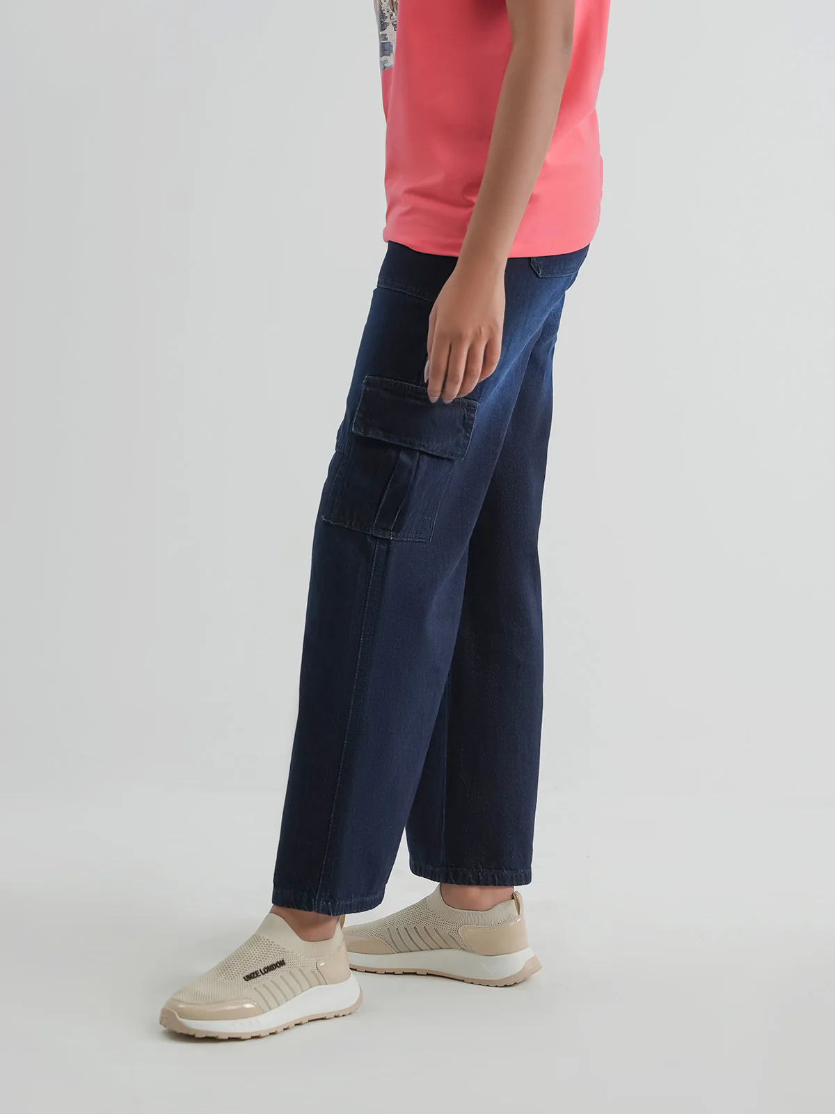 "HECTO" Cargo Fit Denim Pant - Image 2
