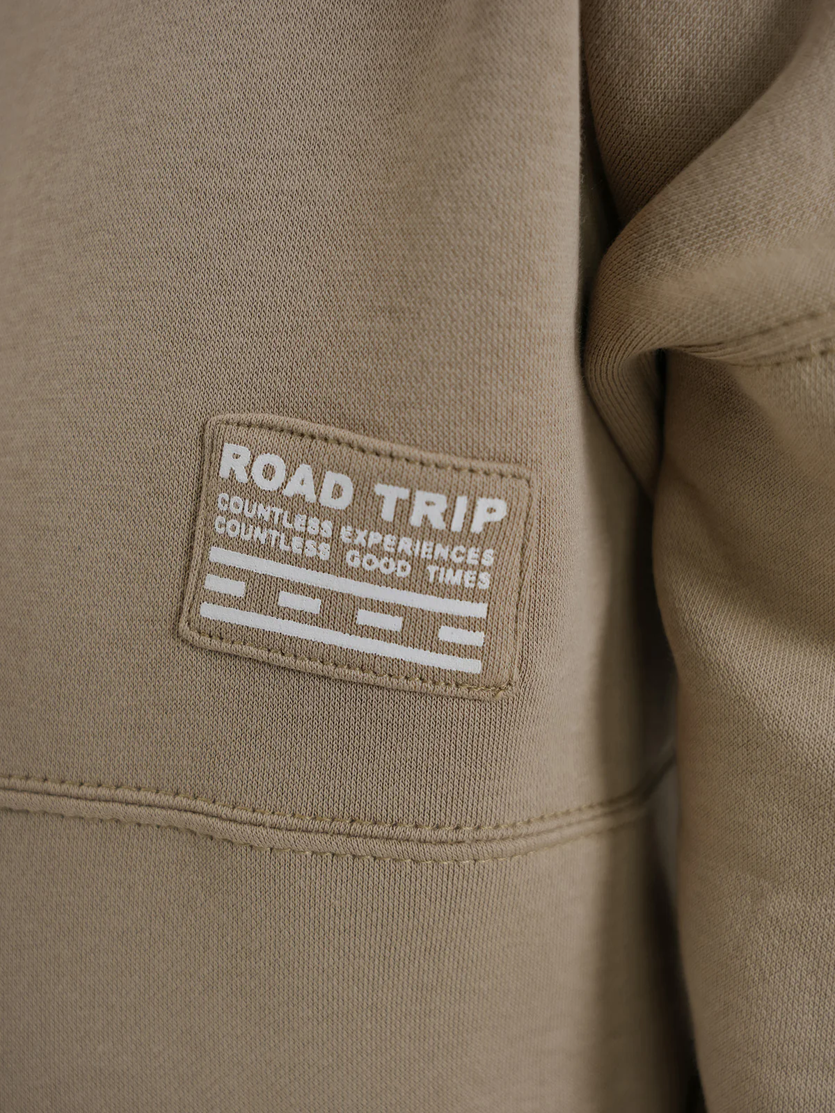 "HEFNER" Drop Shoulder Fleece Sweatshirt - Image 3