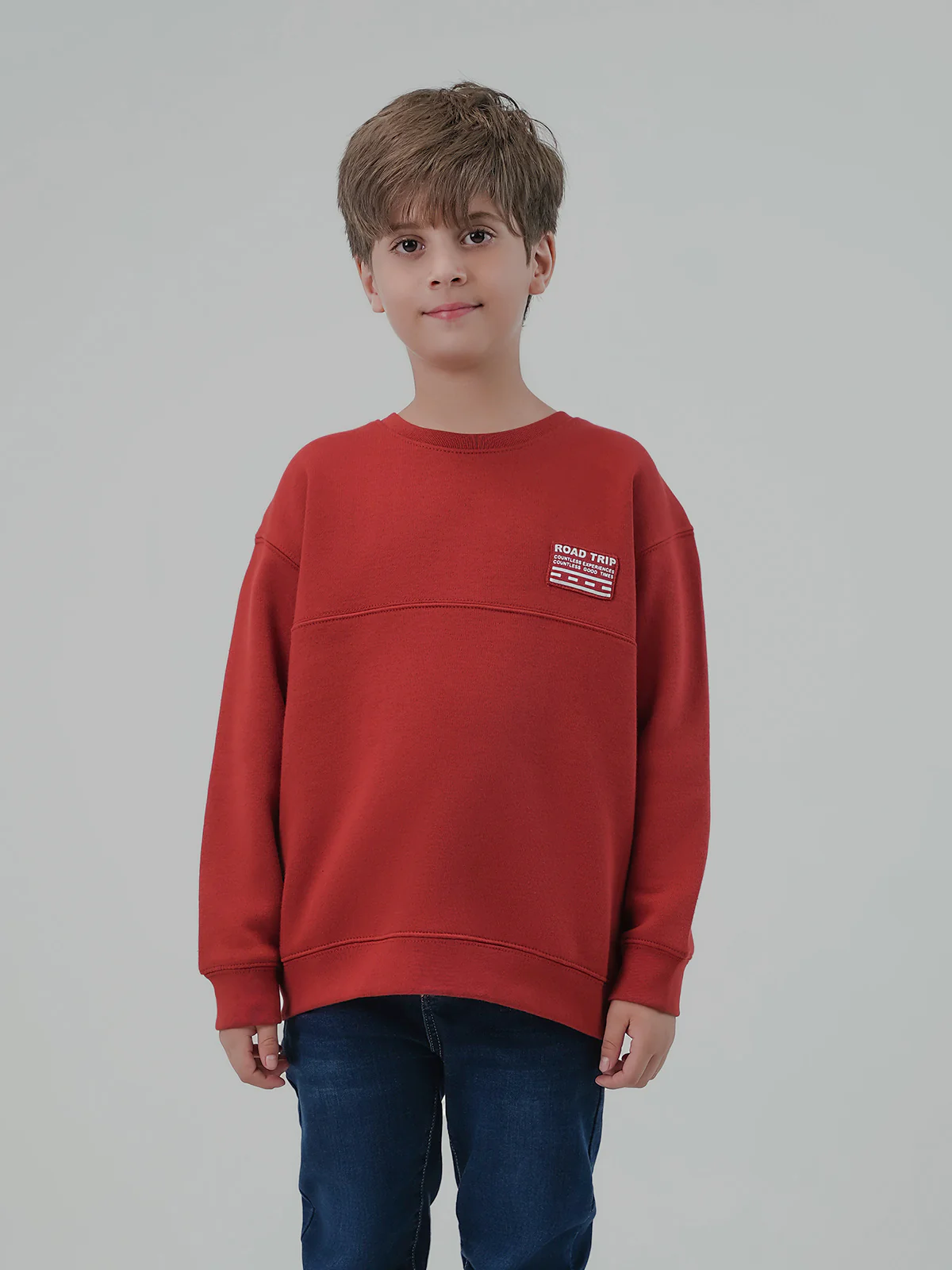 "HEFNER" Drop Shoulder Fleece Sweatshirt