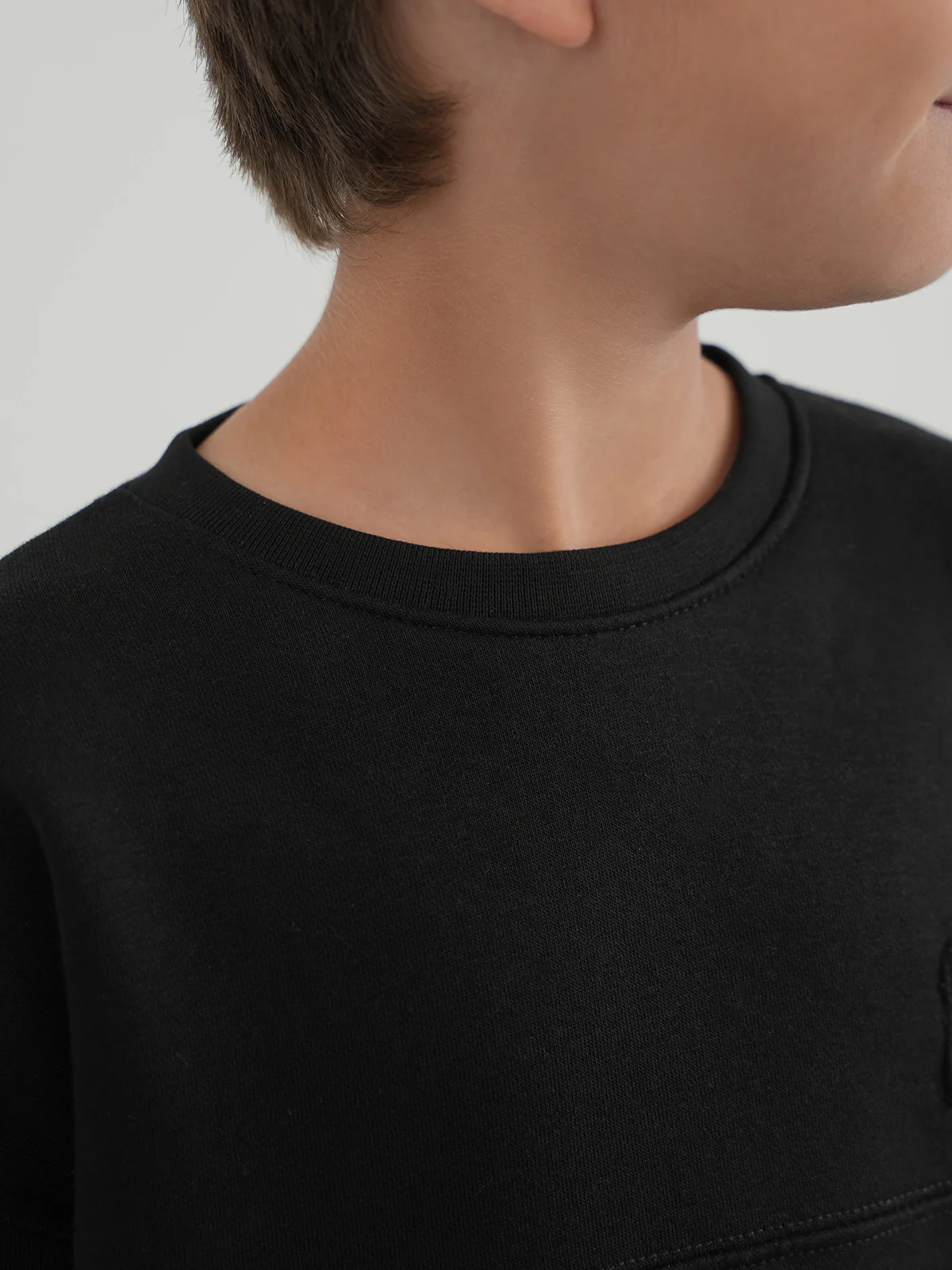 "HEFNER" Drop Shoulder Fleece Sweatshirt - Image 5