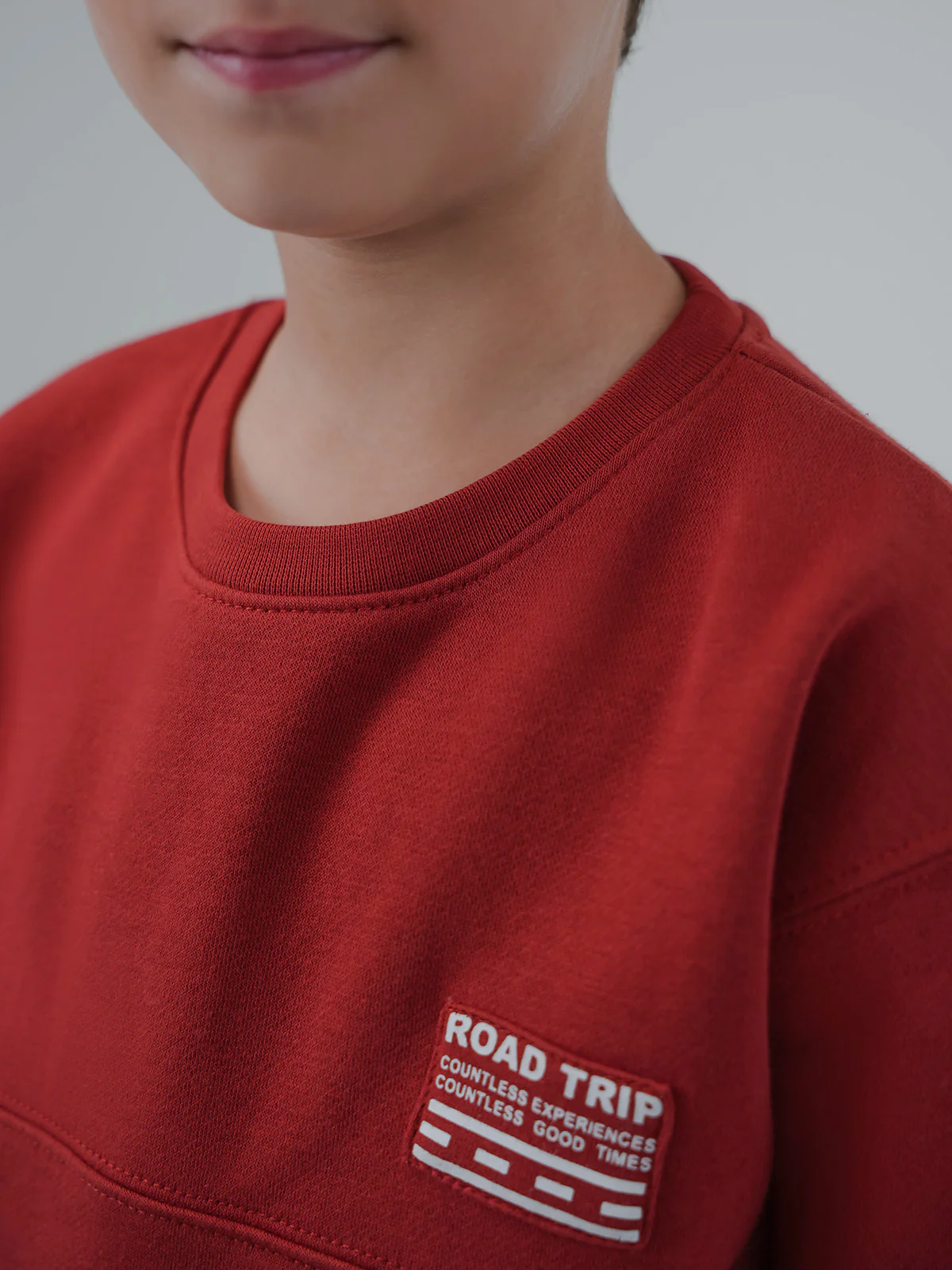 "HEFNER" Drop Shoulder Fleece Sweatshirt - Image 4