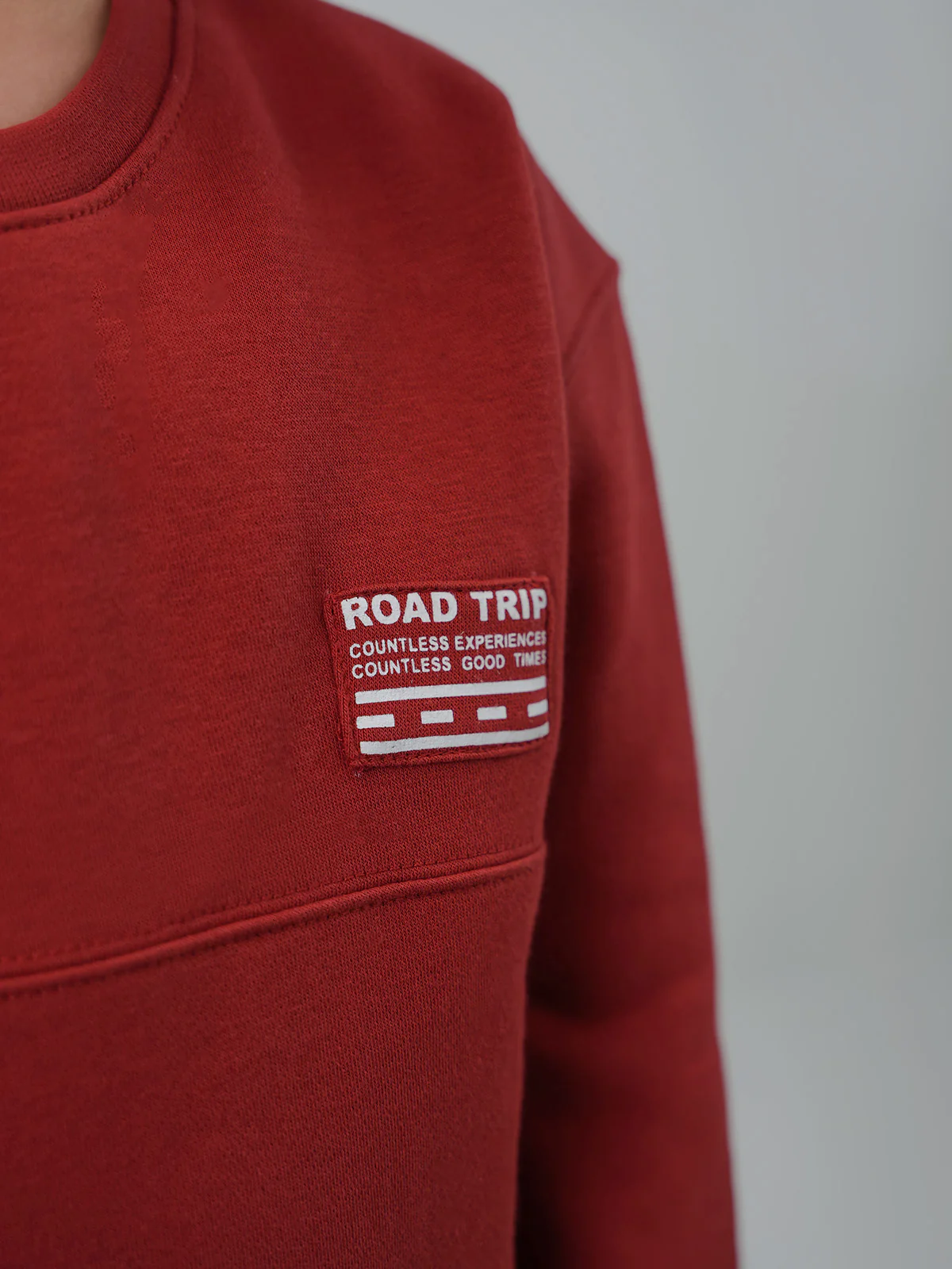 "HEFNER" Drop Shoulder Fleece Sweatshirt - Image 5