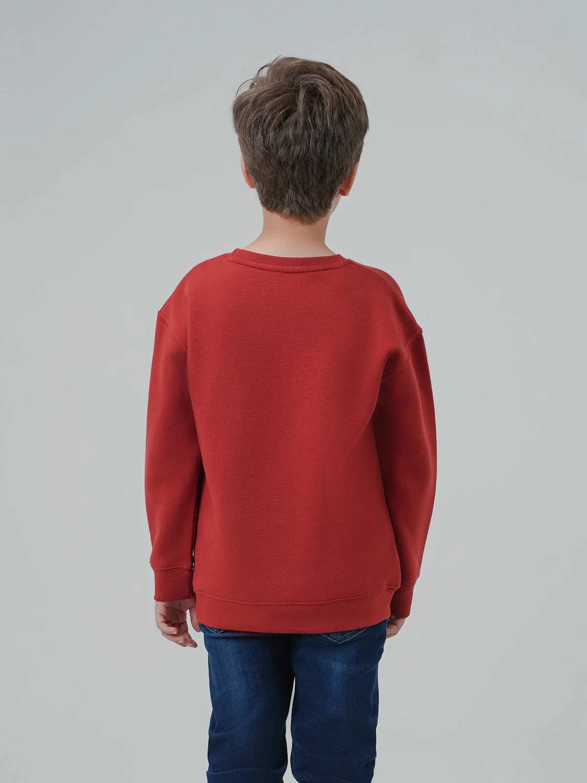 "HEFNER" Drop Shoulder Fleece Sweatshirt - Image 6