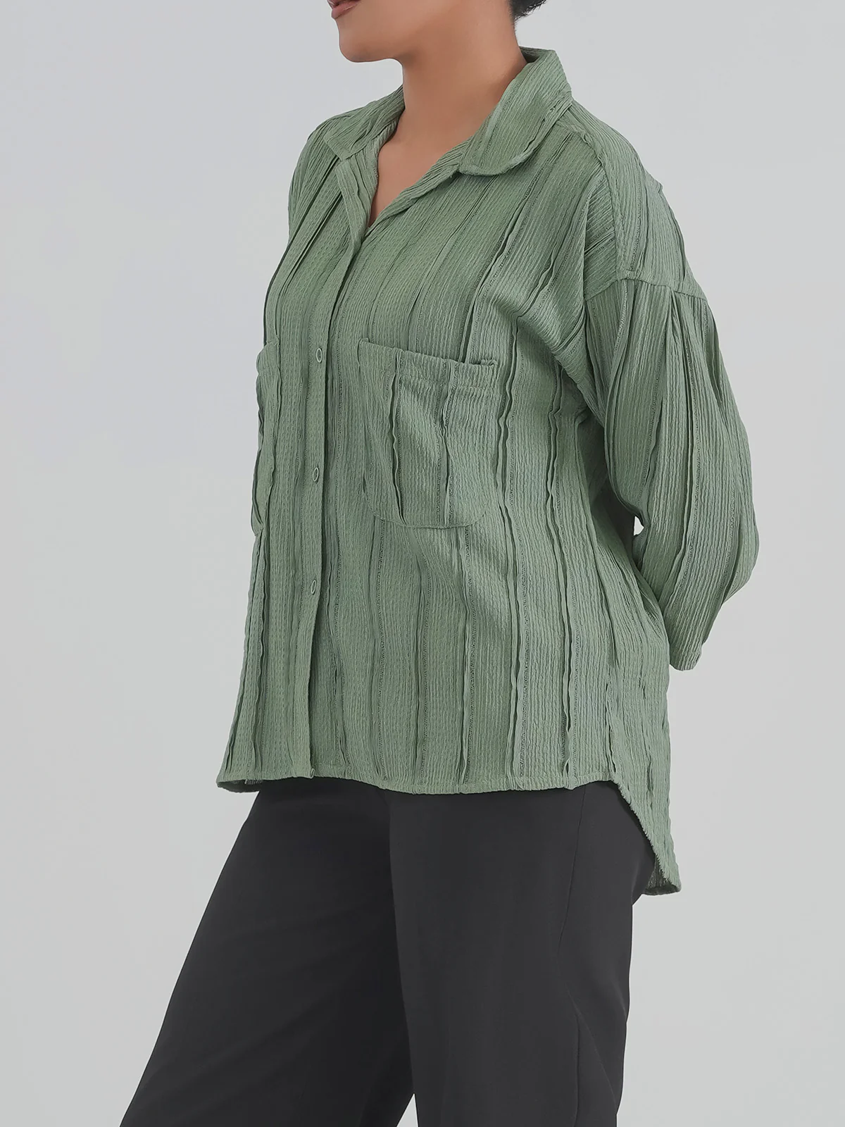 "HEITOR" Basic Regular Cotton Top - Image 4