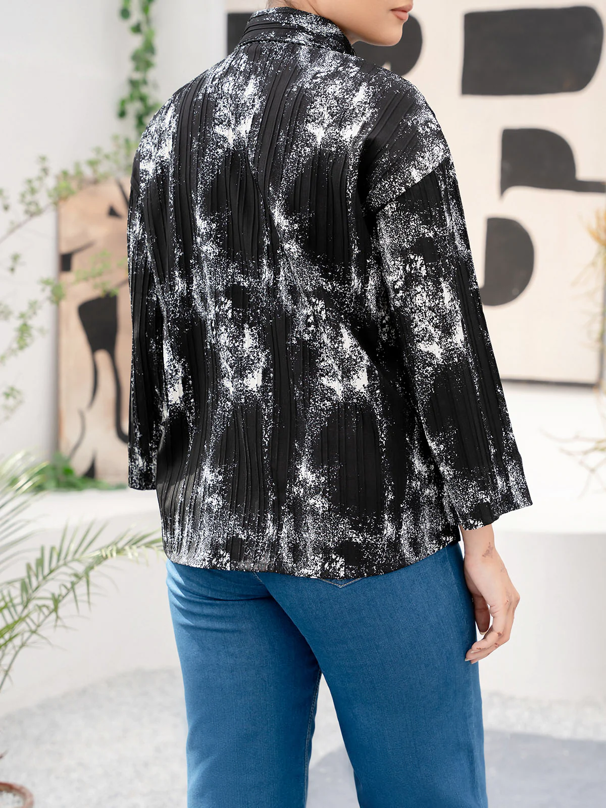 "HELEN" Casual Regular Fit Cotton Top - Image 6