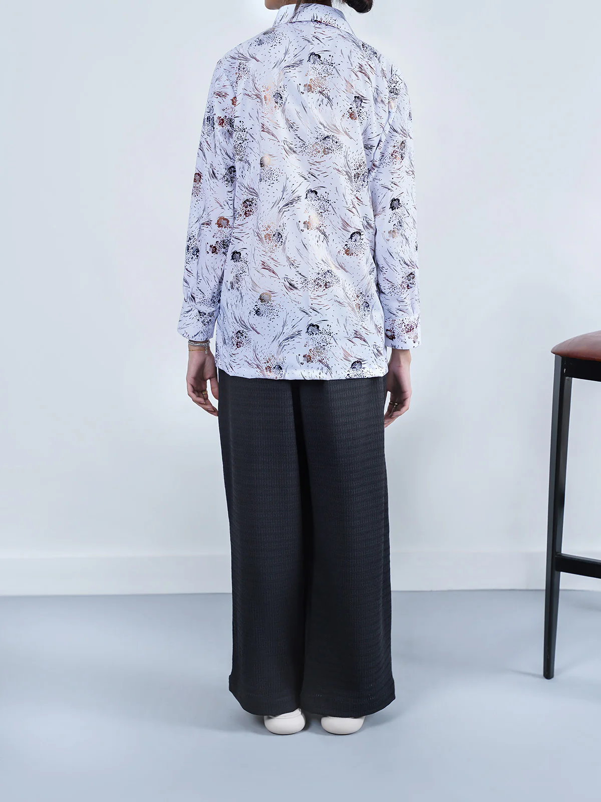 "HELIOS" Regular Fit Cotton Trouser - Image 3