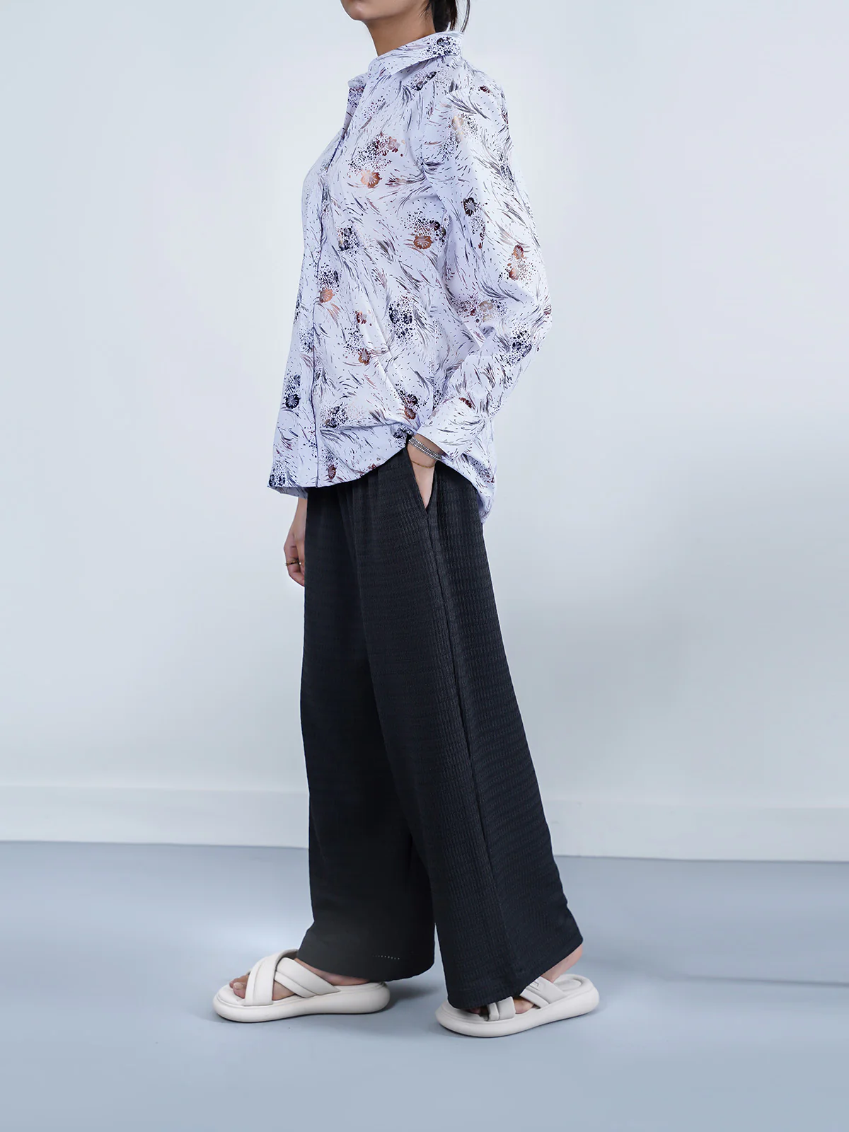 "HELIOS" Regular Fit Cotton Trouser - Image 4