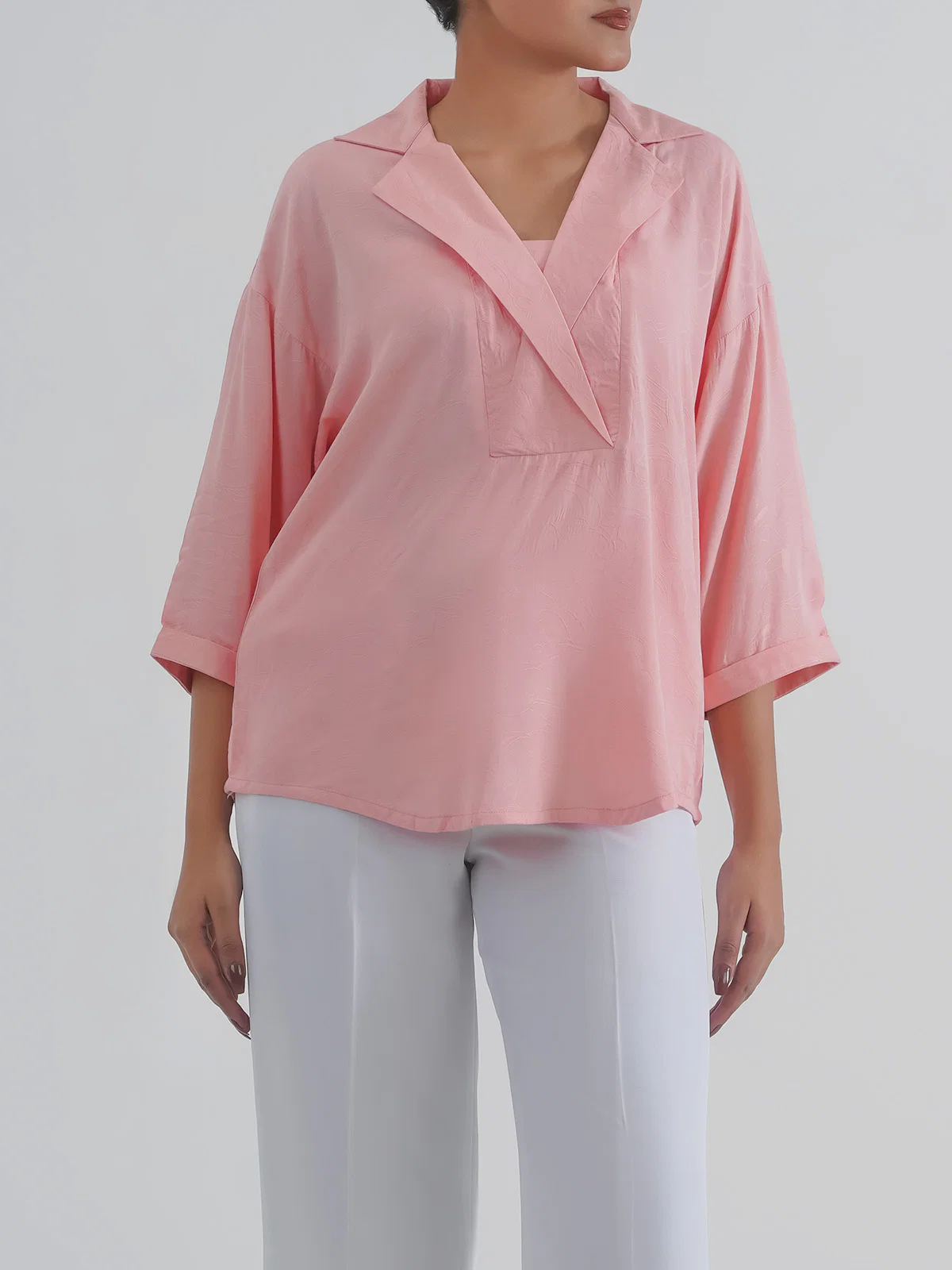 "HENRI" Basic Regular Fit Top Cotton