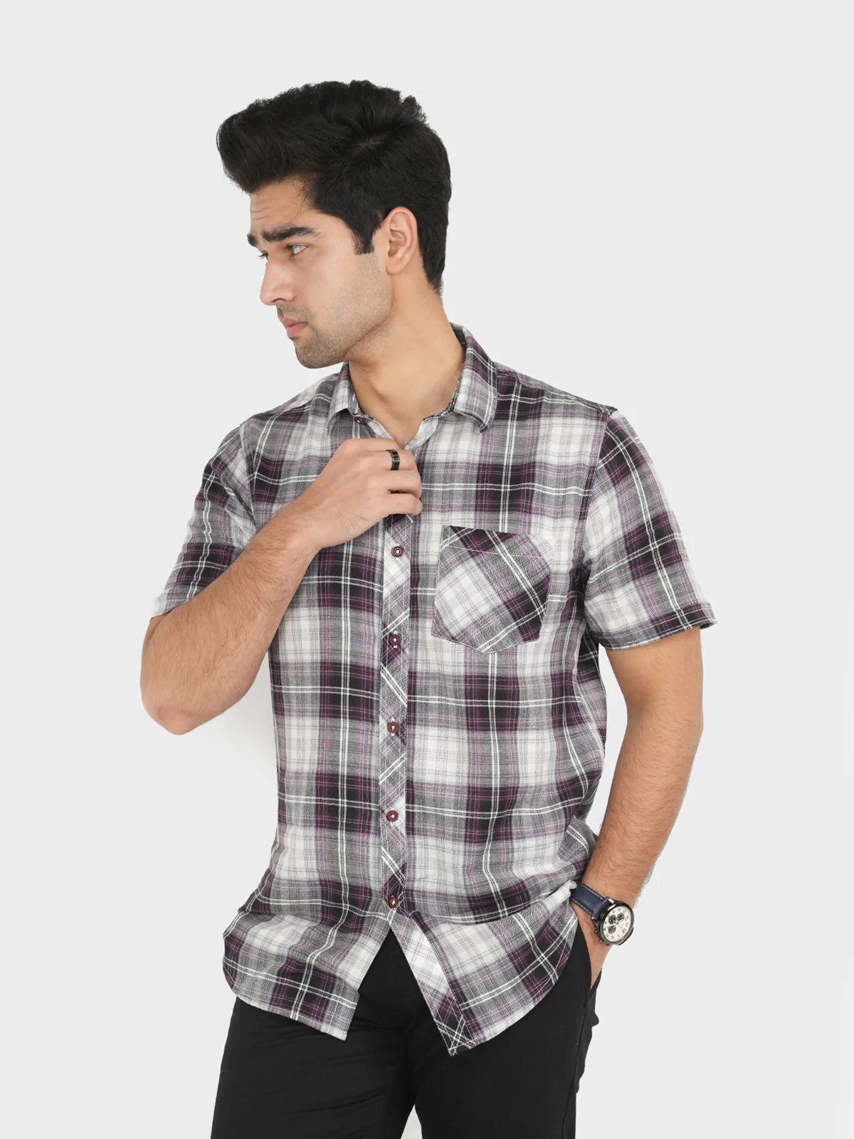 "HESTIA" Slim Fit Casual Shirt - Image 2