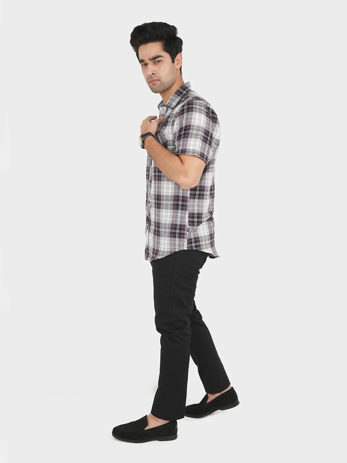 "HESTIA" Slim Fit Casual Shirt - Image 4