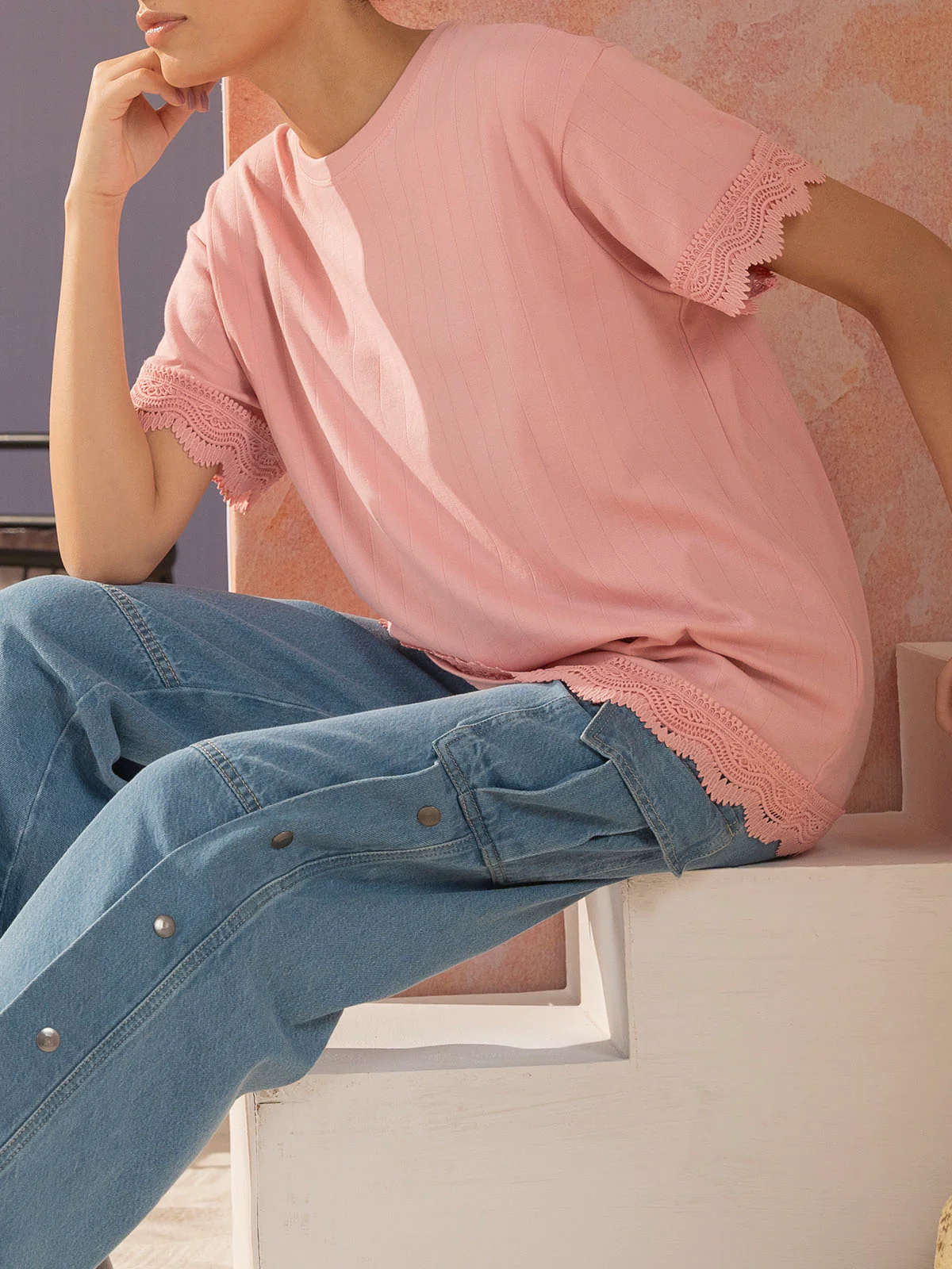 "HEZEKI" Cargo Fit Denim Pant - Image 4