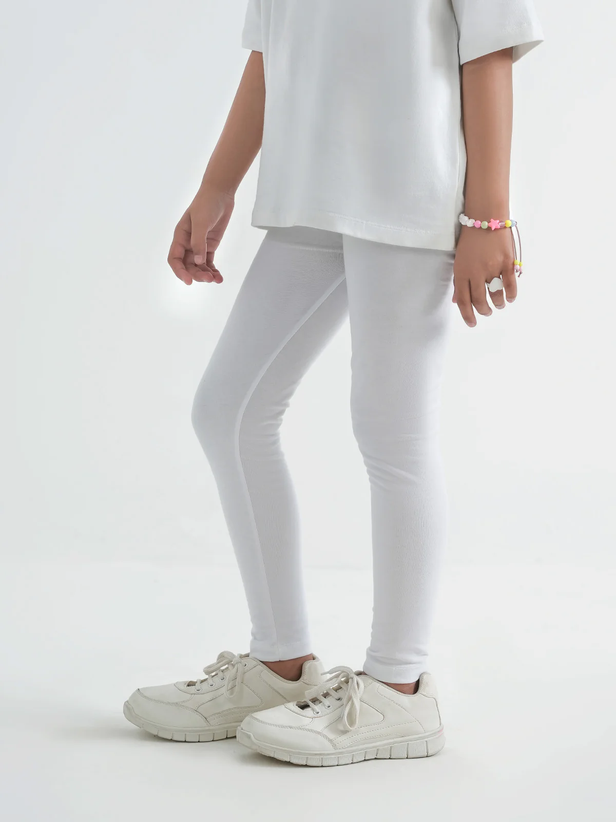 "HILAIRE" Comfort Regular Fit Jersey Tights - Image 3