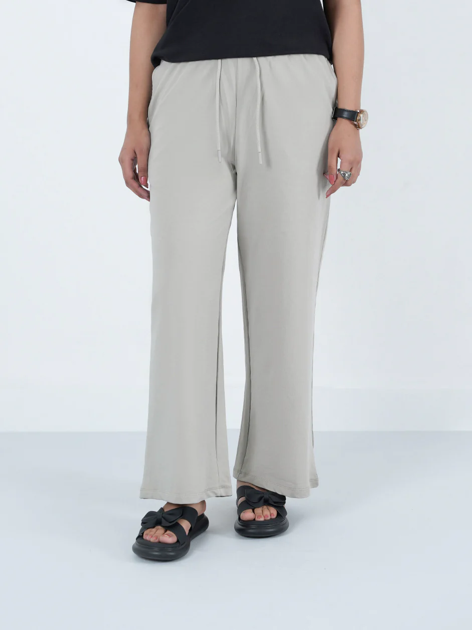 "HOLDEN" Basic Wide leg Knit Trouser