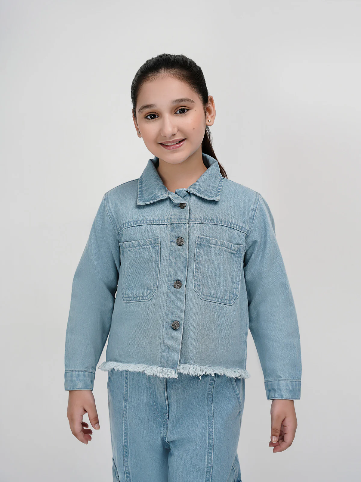 "HORAIX" Full Sleeves Denim Jacket - Image 2