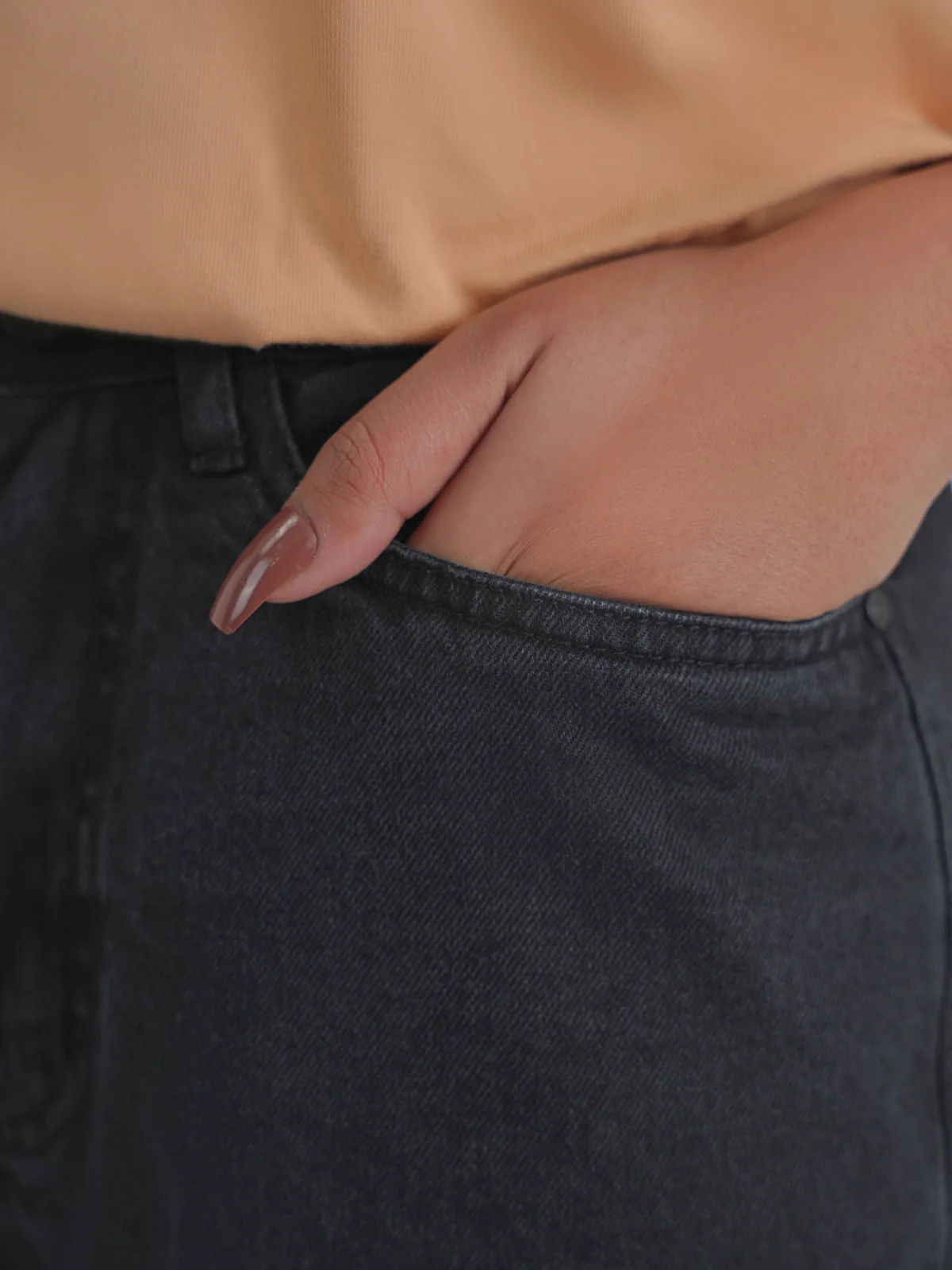 "HOSEA" Wide Leg Denim Pant - Image 3