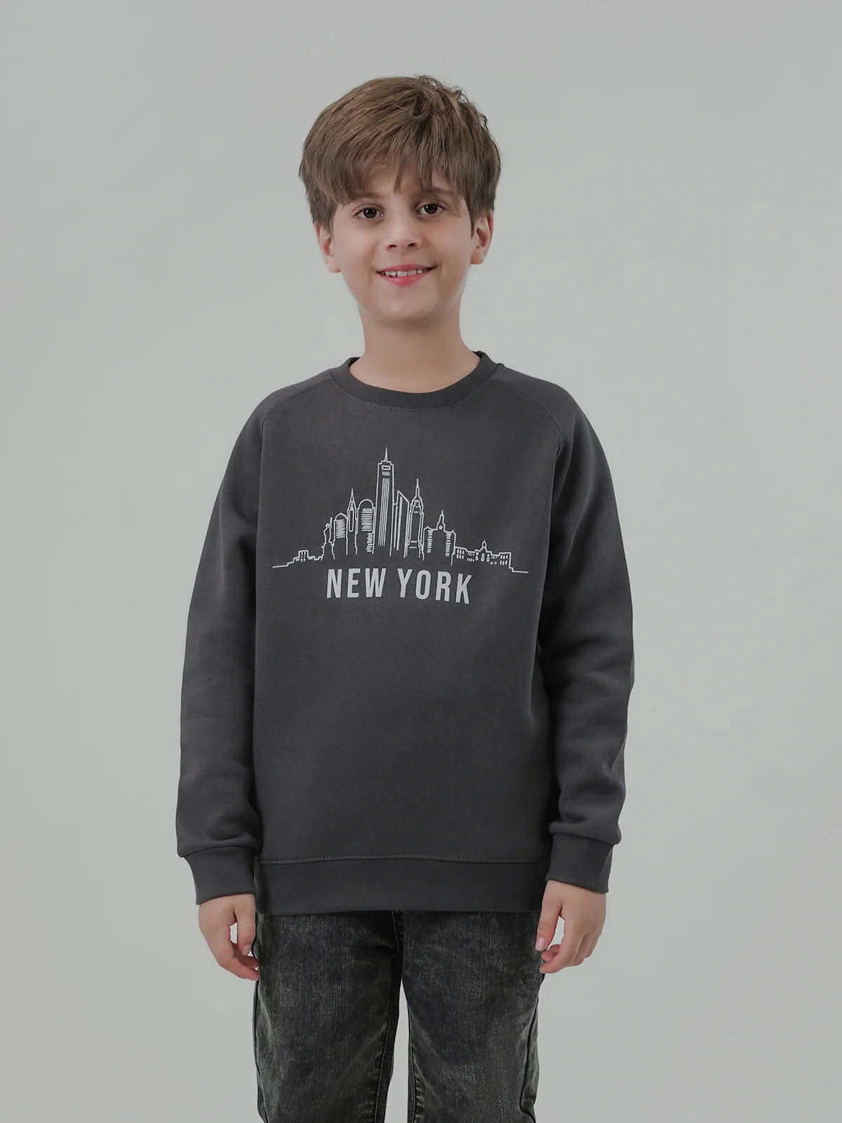 "IGNATZ" Trendy Graphic Fleece Sweatshirt