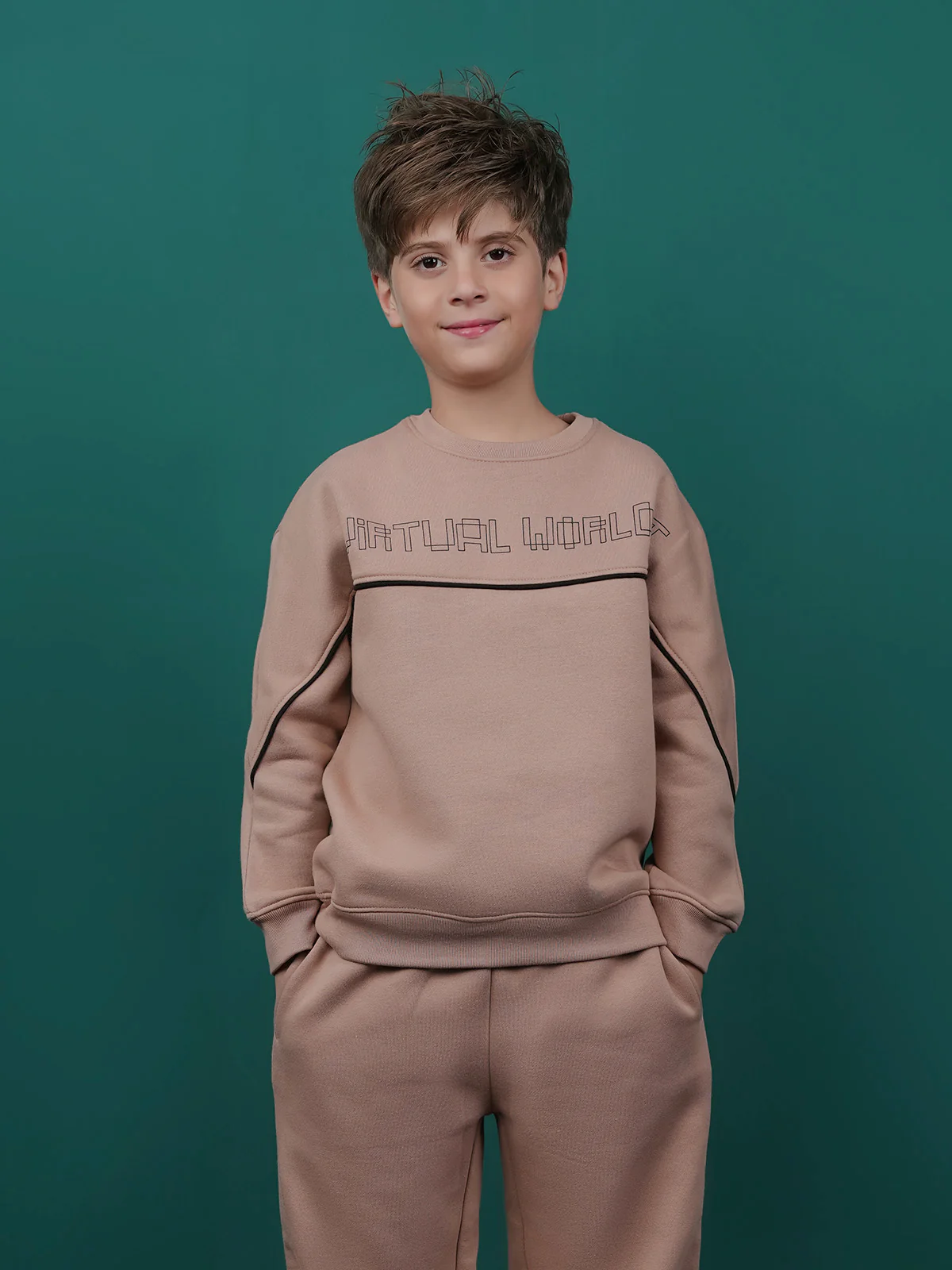 "INGRAM" Comfort Cut & Sew Fleece Sweatshirt