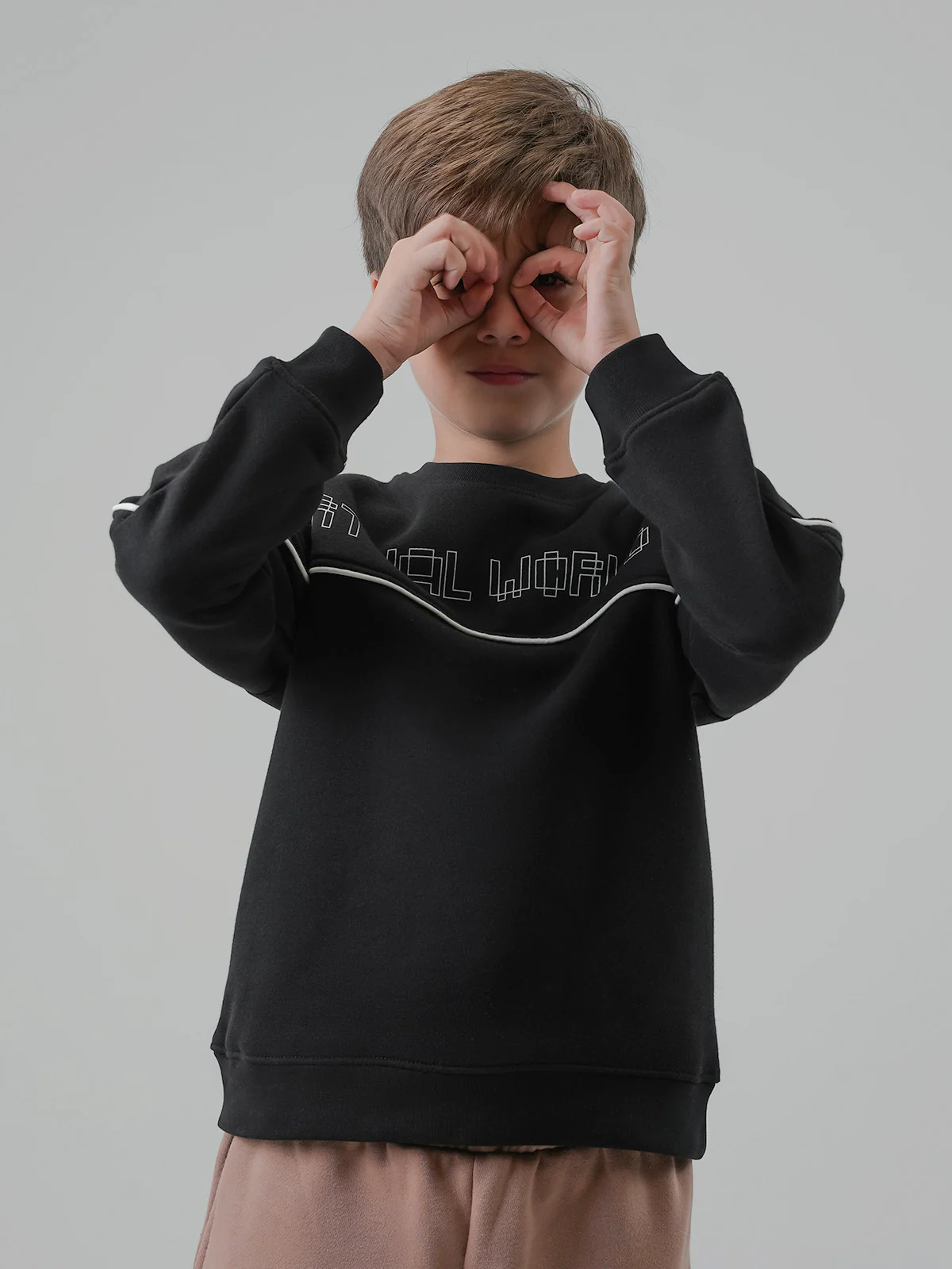 "INGRAM" Comfort Cut & Sew Fleece Sweatshirt - Image 3