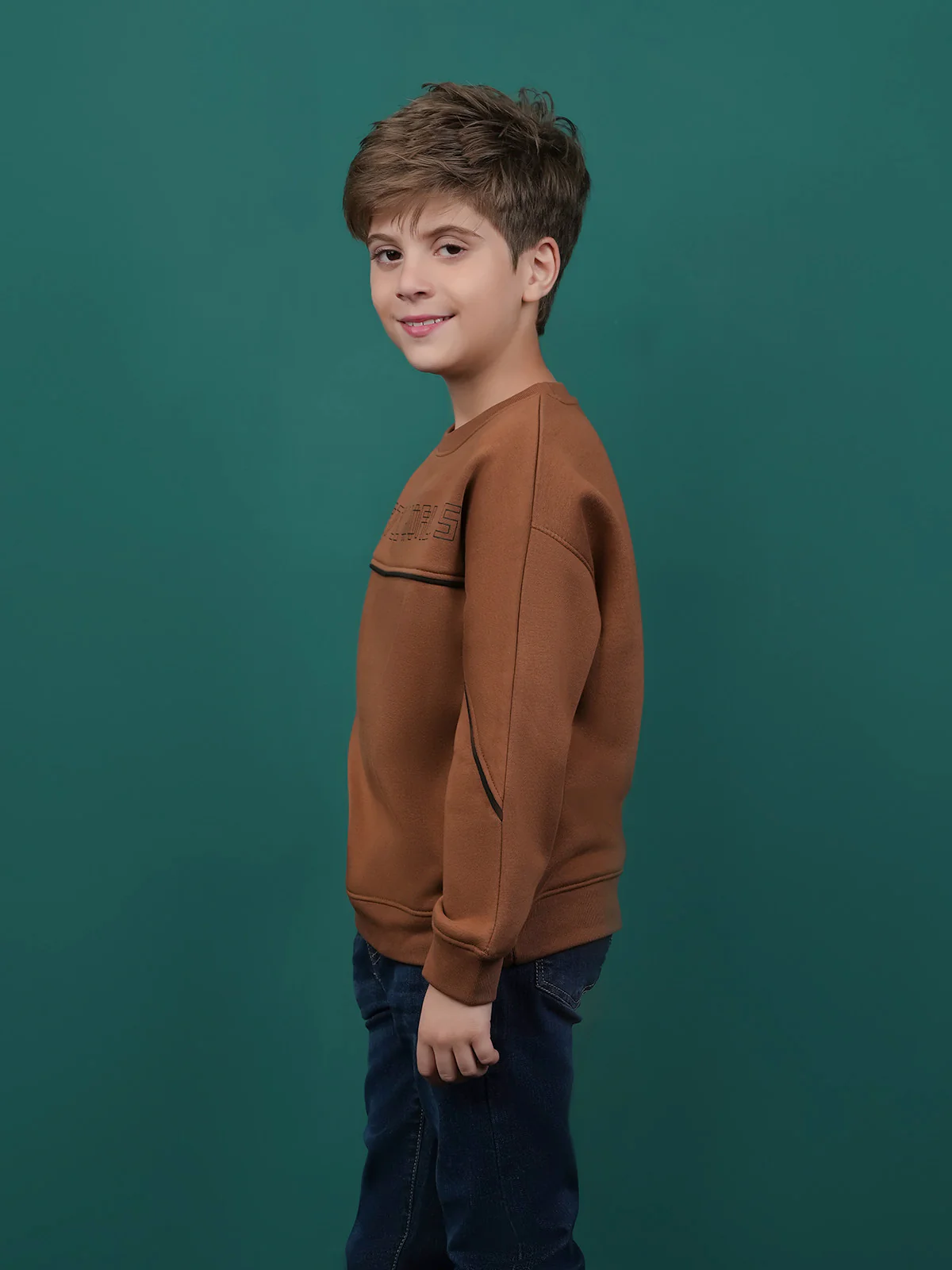 "INGRAM" Comfort Cut &amp; Sew Fleece Sweatshirt - Image 2