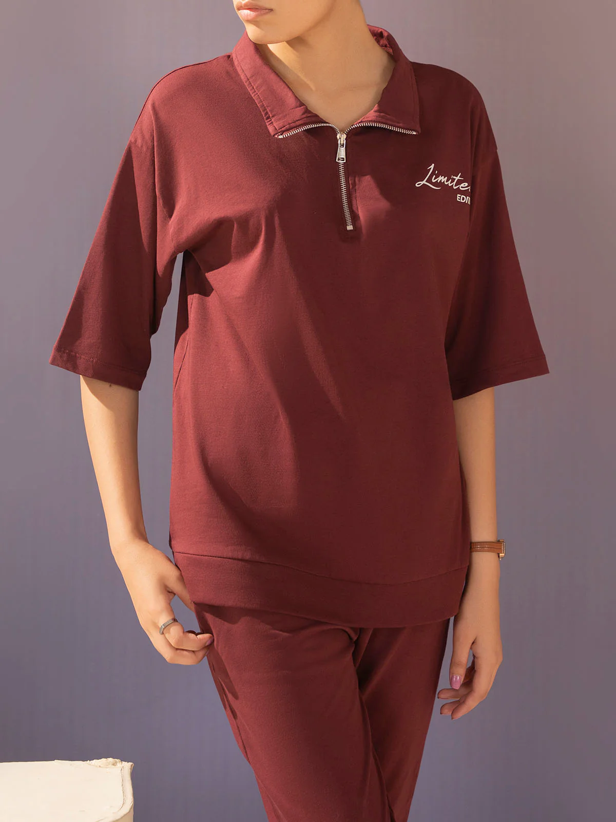 "JACKIE" Unisex Regular Fit Track Suit - Image 4