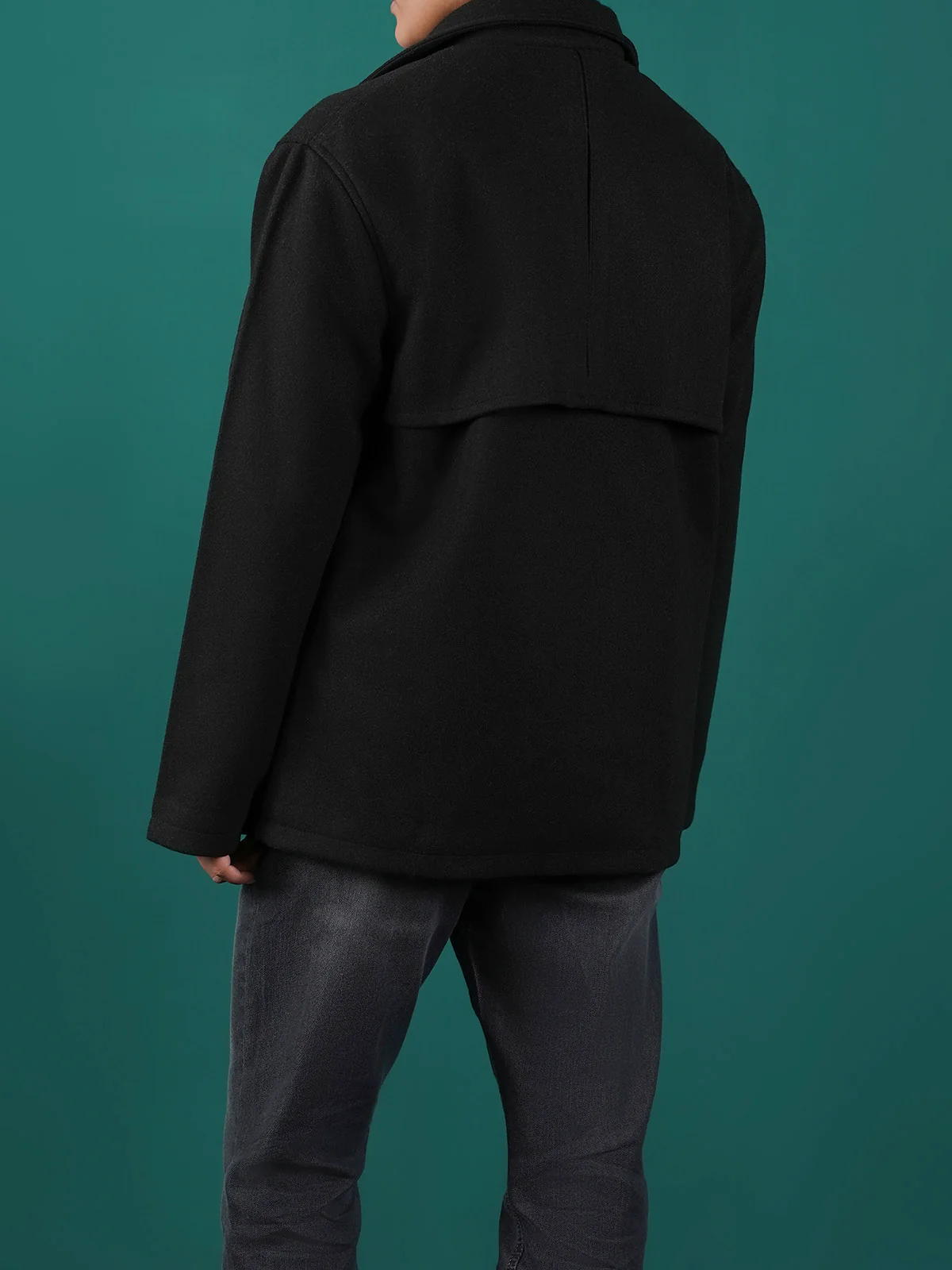 "JAFARU" Stylish Woolen Jacket - Image 6