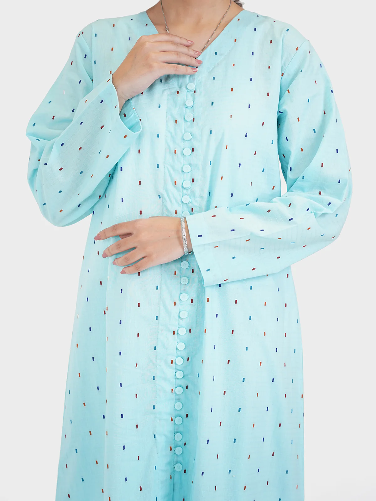 "JAXITH" Jacquard Embroidered Two Piece Suit - Image 2