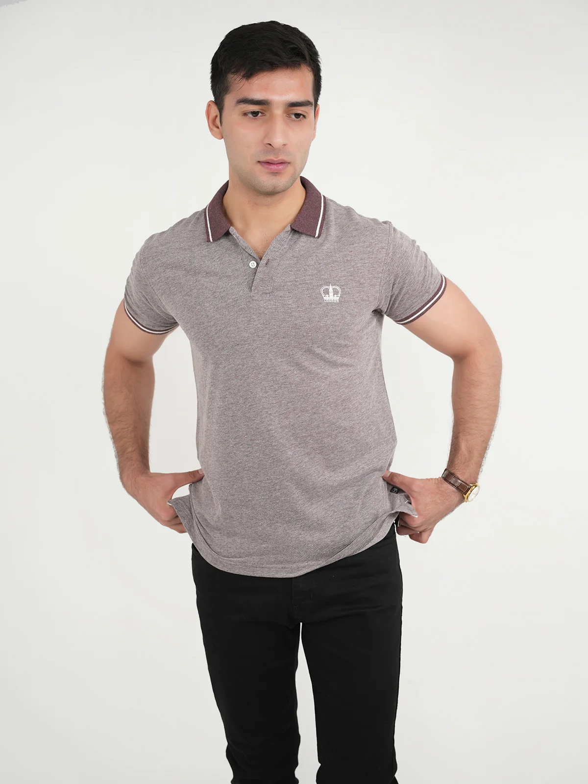 "JOHARI" Summer Slim Fit Polo Shirt - Image 3