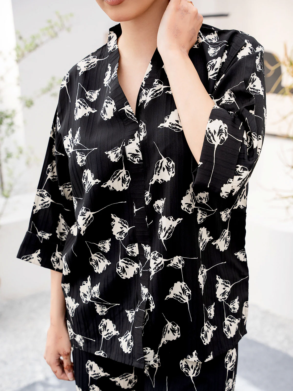 "JOLENE" Regular Fit Cotton Co Ord Set - Image 3