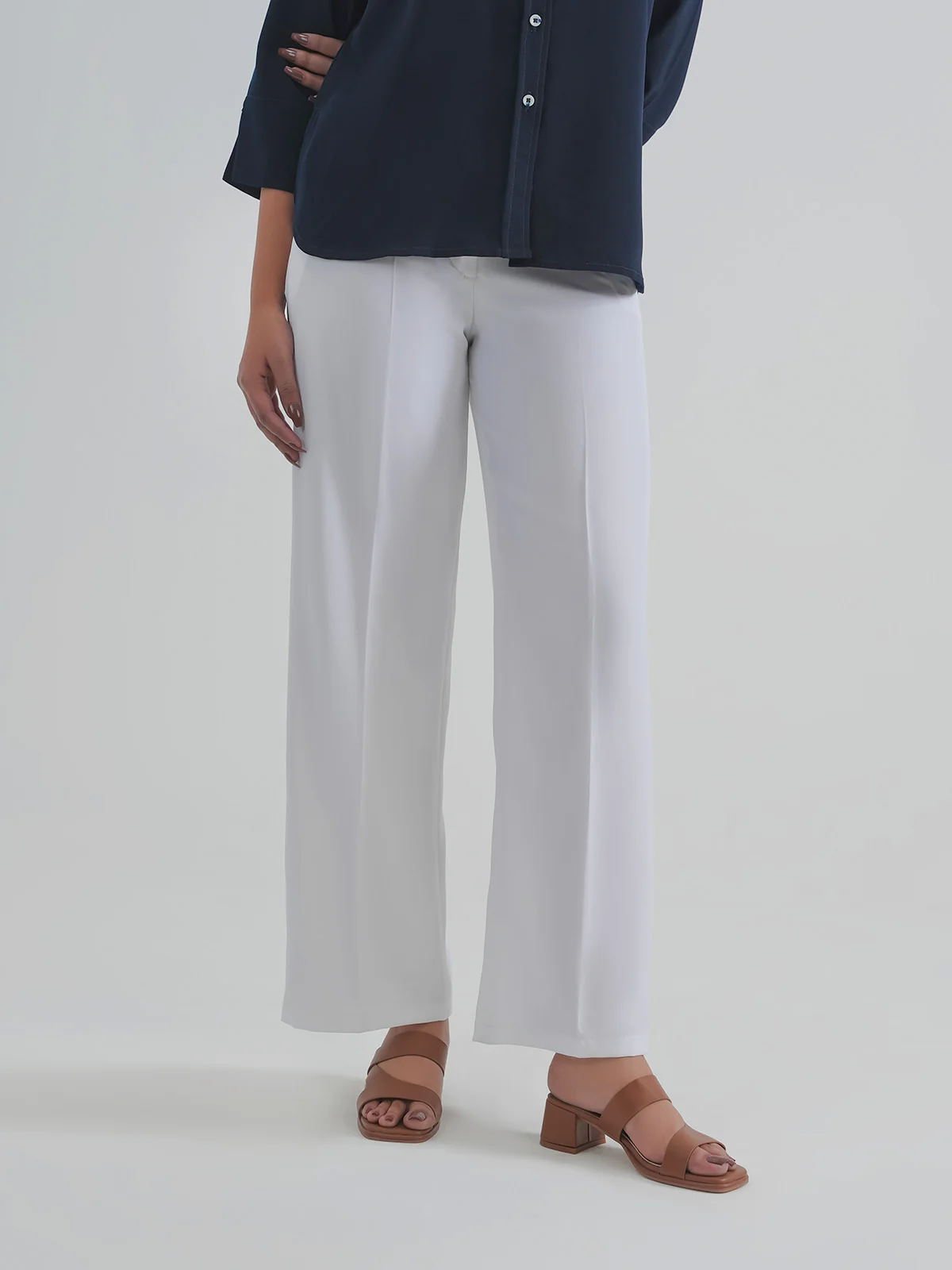 "JORGE" Cotton Basic Woven Trouser