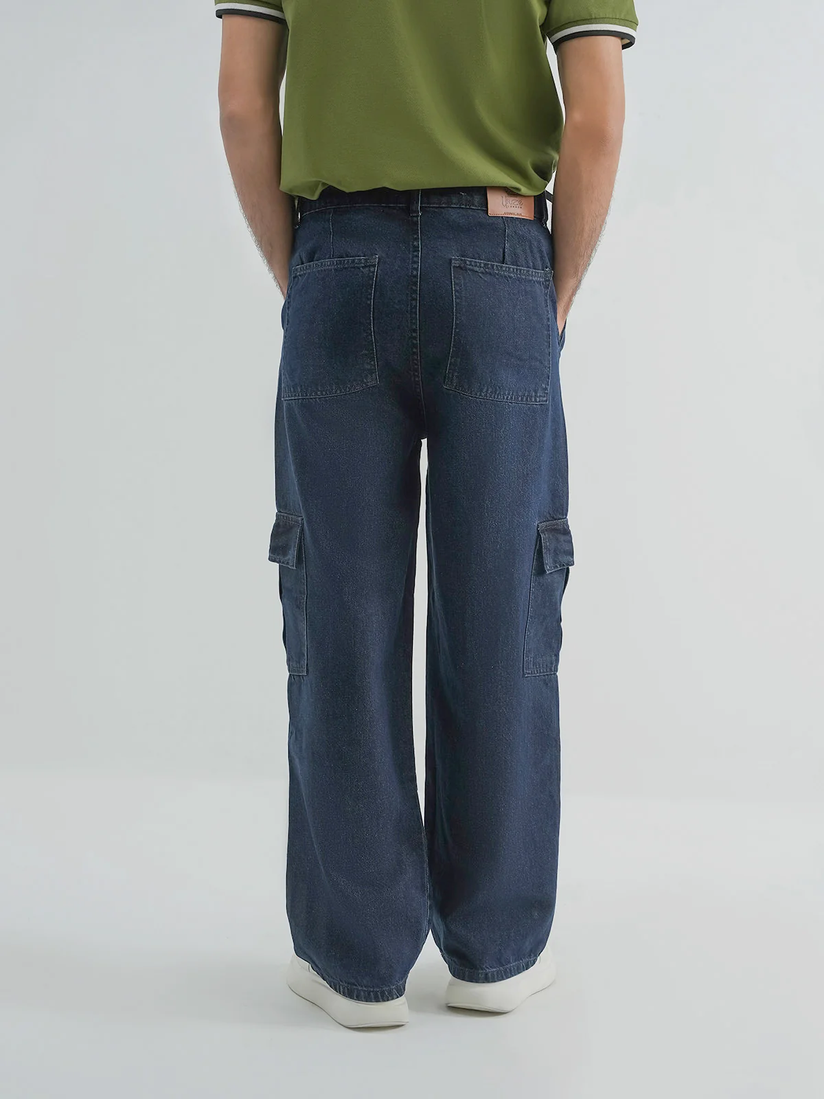 "JOSEPH" Cargo Fit Denim Jeans - Image 4
